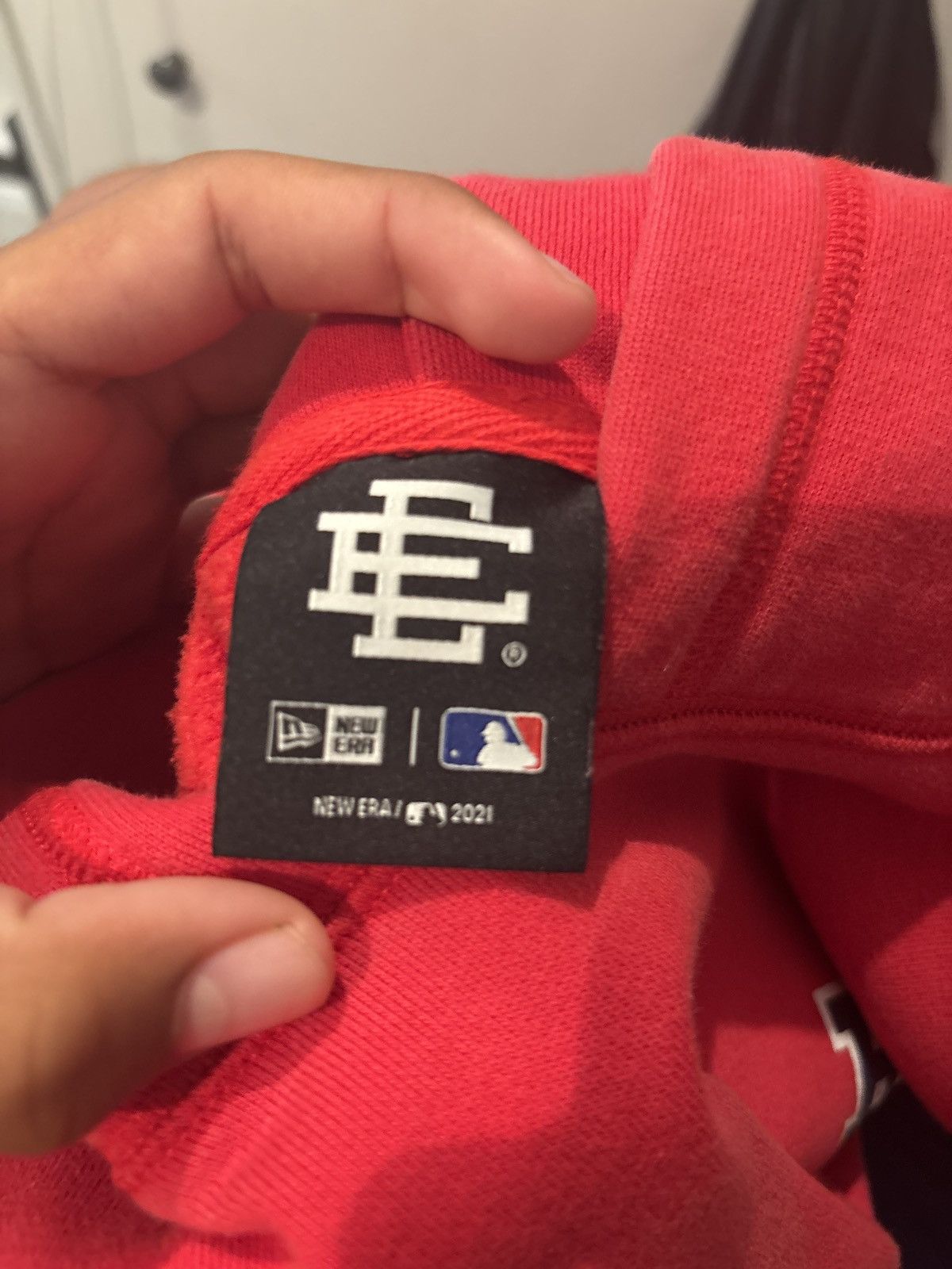 Eric Emanuel Eric Emanuel EE Boston Red Sox NE Hoodie Size US L / EU 52-54 / 3 - 3 Thumbnail