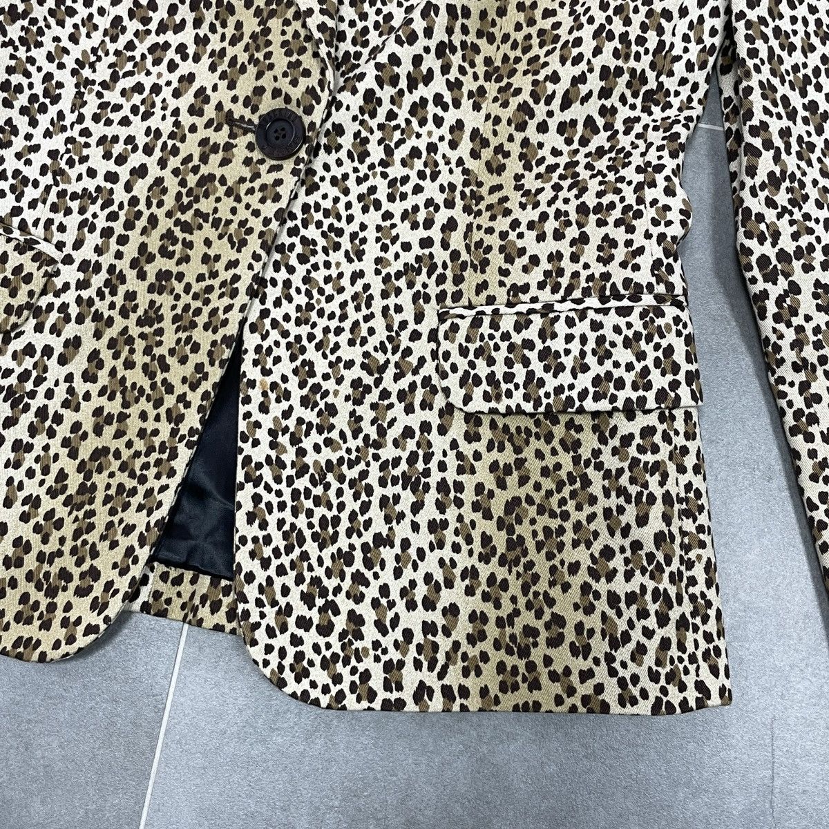 Moschino Moschino Jeans Leopard Print Women Blazer Size S Size S / US 4 / IT 40 - 8 Thumbnail