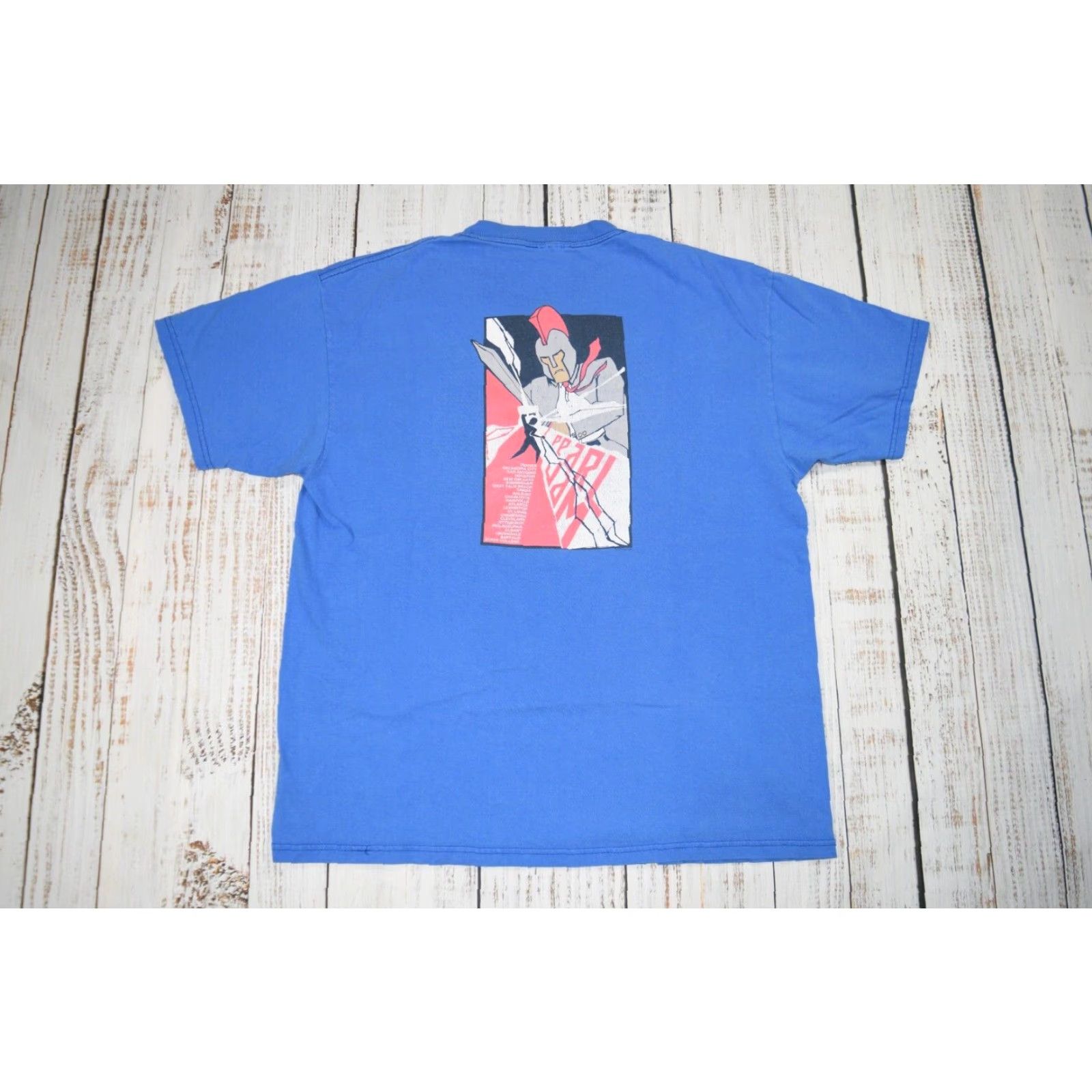 Vintage VINTAGE PEARL JAM 2003 TOUR SHIRT Graphic Tee Unisex Large Blue Grunge Rock Concert Size US L / EU 52-54 / 3 - 5 Thumbnail