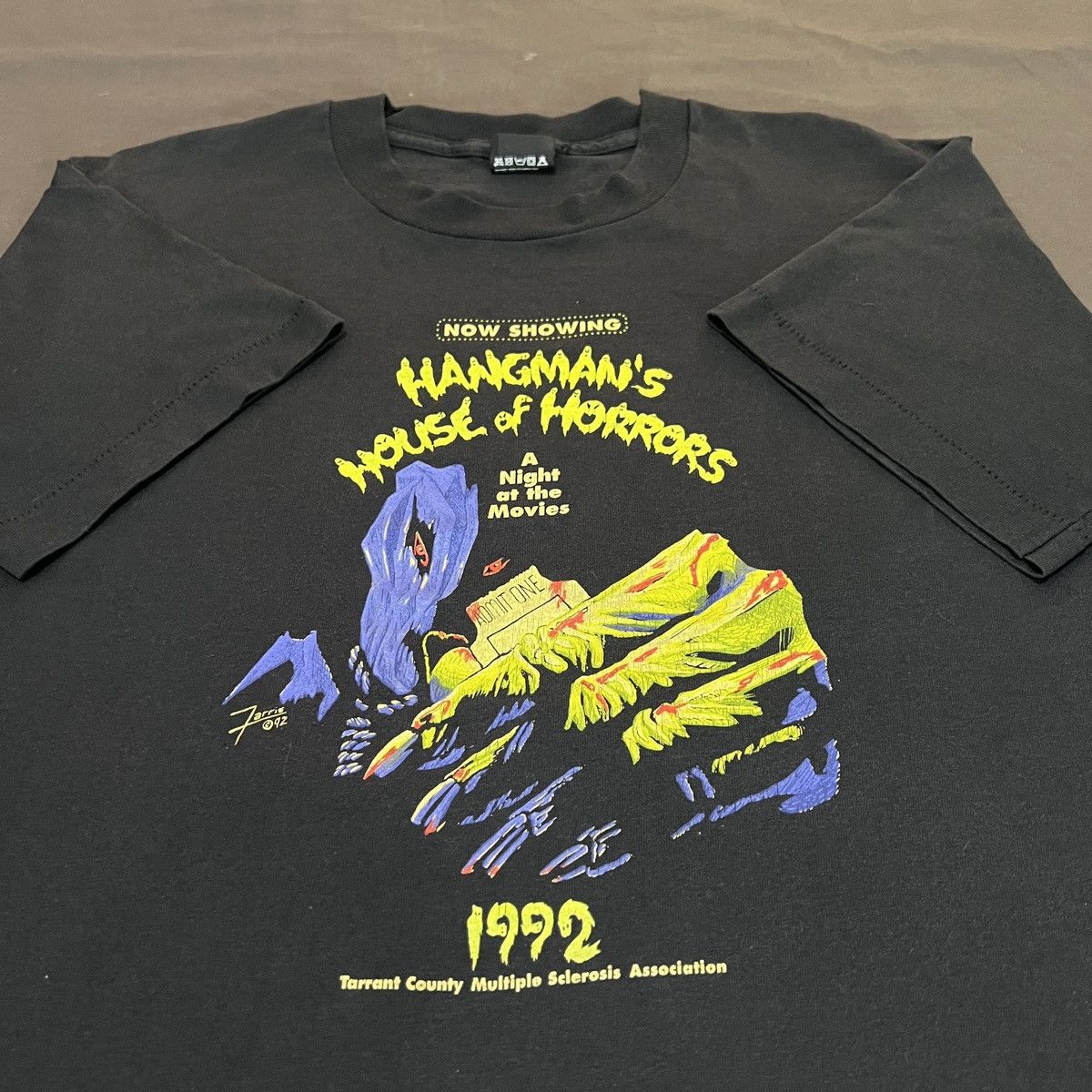 Vintage 90s Hangman’s House Of Horrors Promo Tee