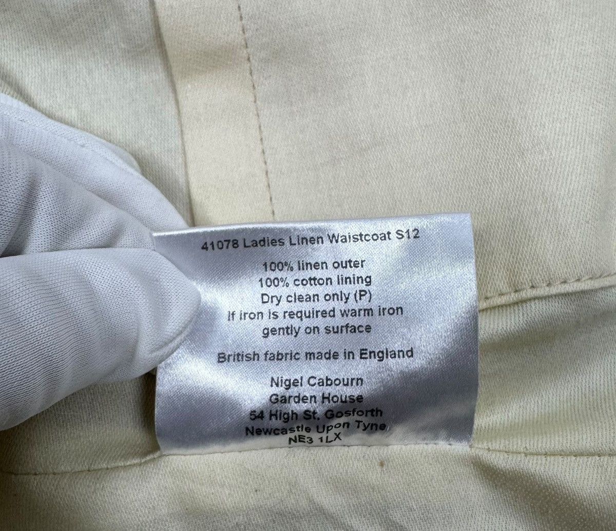 Nigel Cabourn Nigel Cabourn Linen Ladies Waistcoat size M Size M / US 6-8 / IT 42-44 - 13 Thumbnail