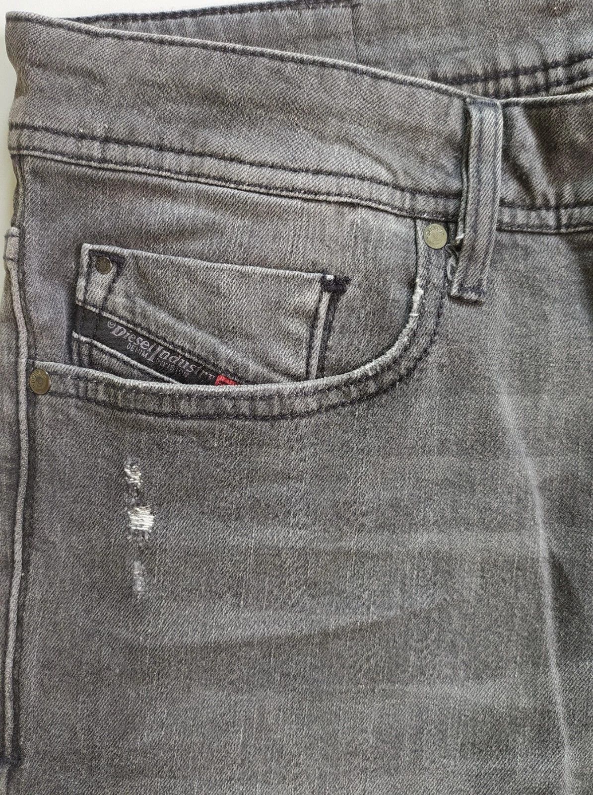 Diesel Diesel TROXER L.32 MENS JEANS SLTP/9994 Size US 34 / EU 50 - 4 Thumbnail