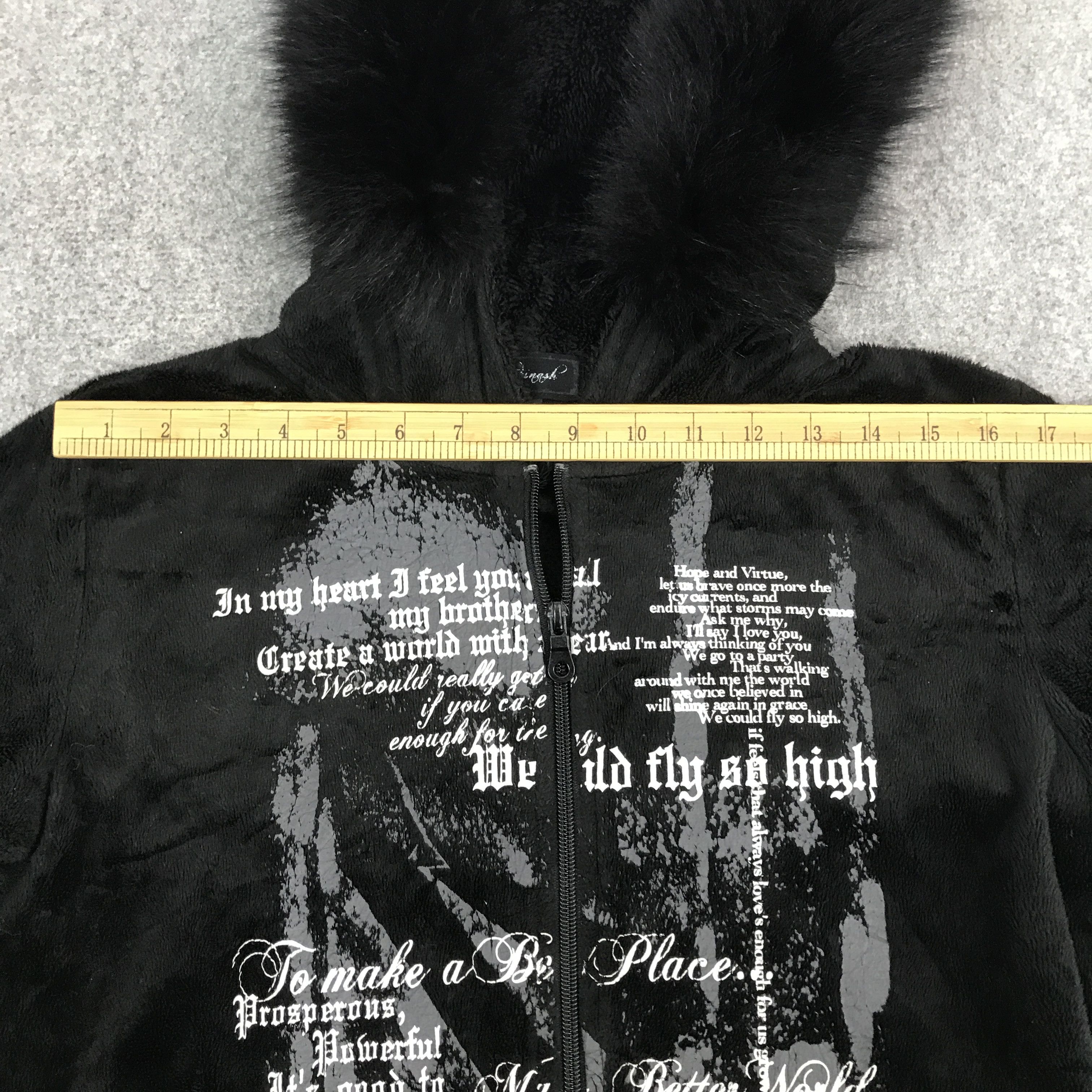Japanese Brand important pride Punk Fur hoodie jacket Size US M / EU 48-50 / 2 - 5 Thumbnail