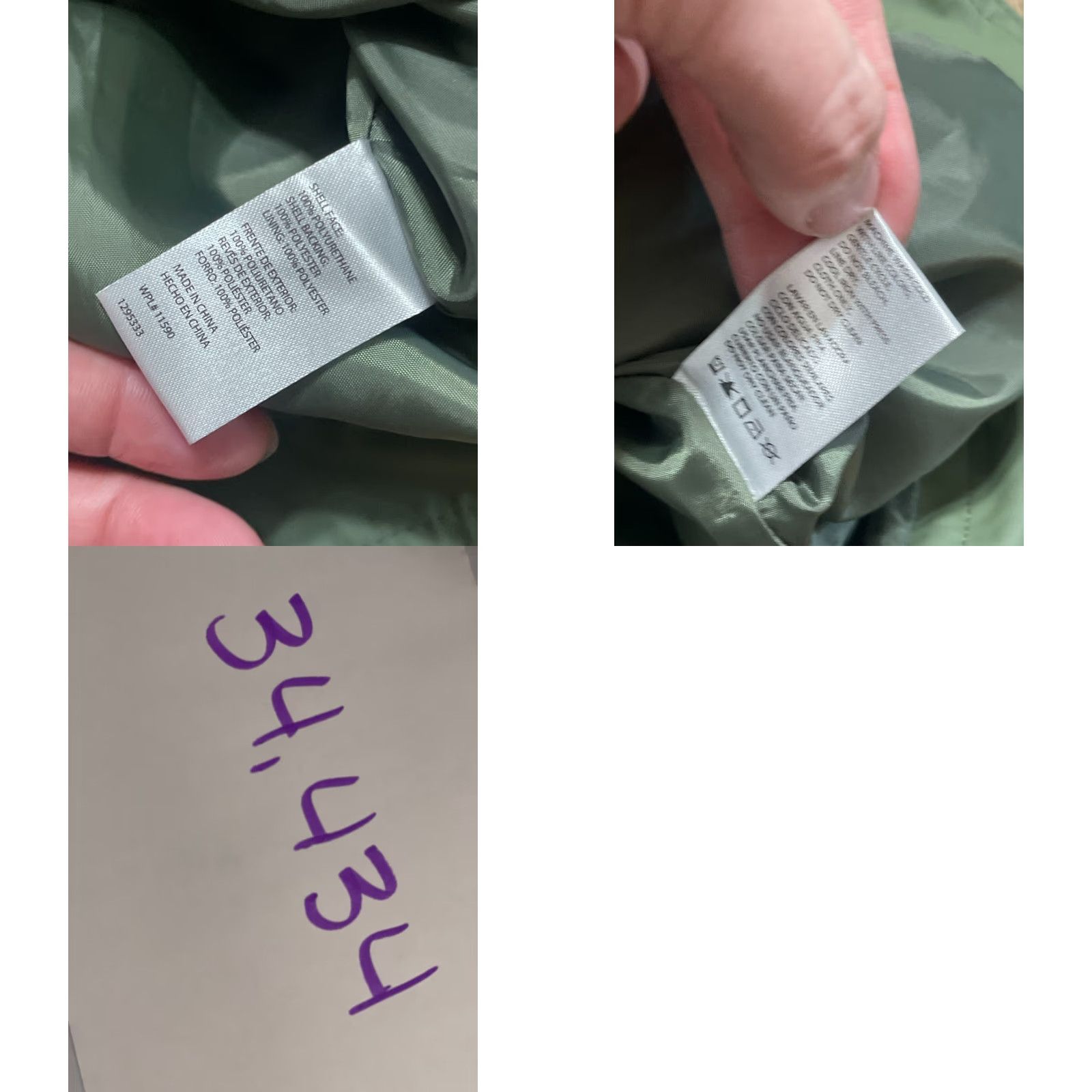 Weatherproof Weatherproof Hoodie Women's XL Green Camouflage Full Zip Windbreaker Vintage Weatherproof Womens XL Green Camouflage Full Zip Hoodie Size XL / US 12-14 / IT 48-50 - 8 Thumbnail