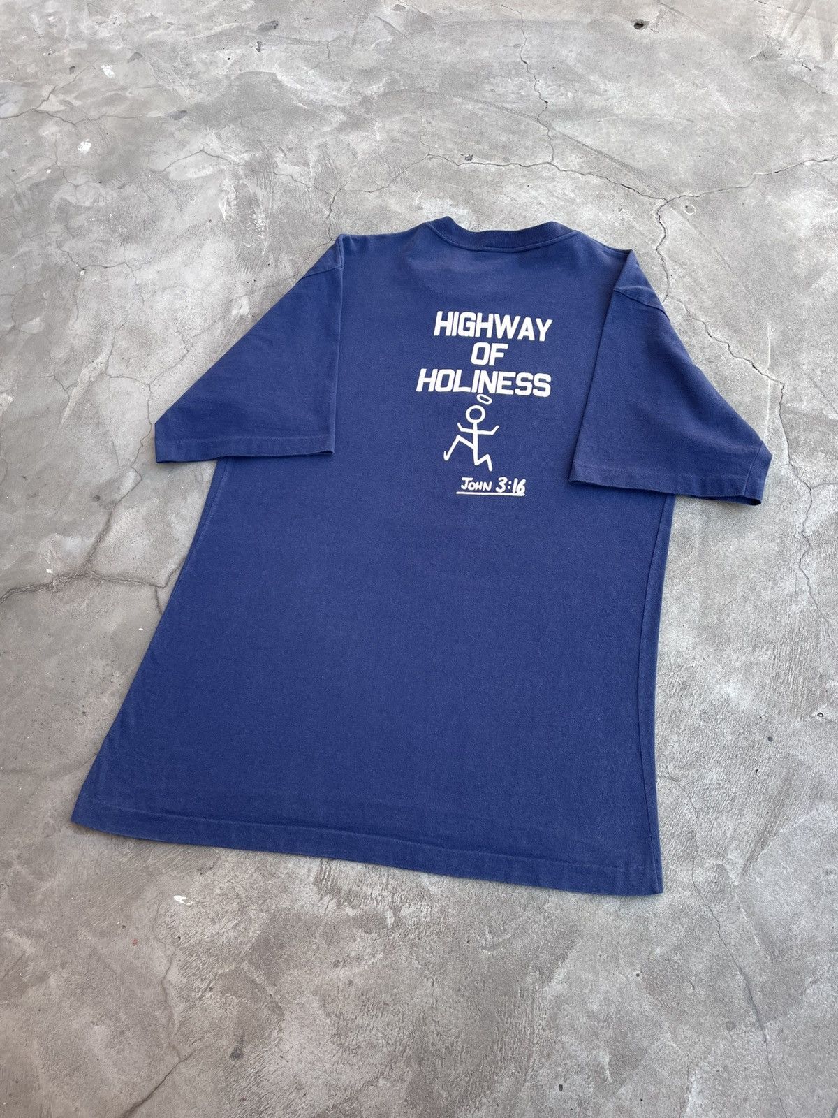 Vintage 1990s Single Stitched T-Shirt: Making Tracks for God Size US L / EU 52-54 / 3 - 11 Thumbnail