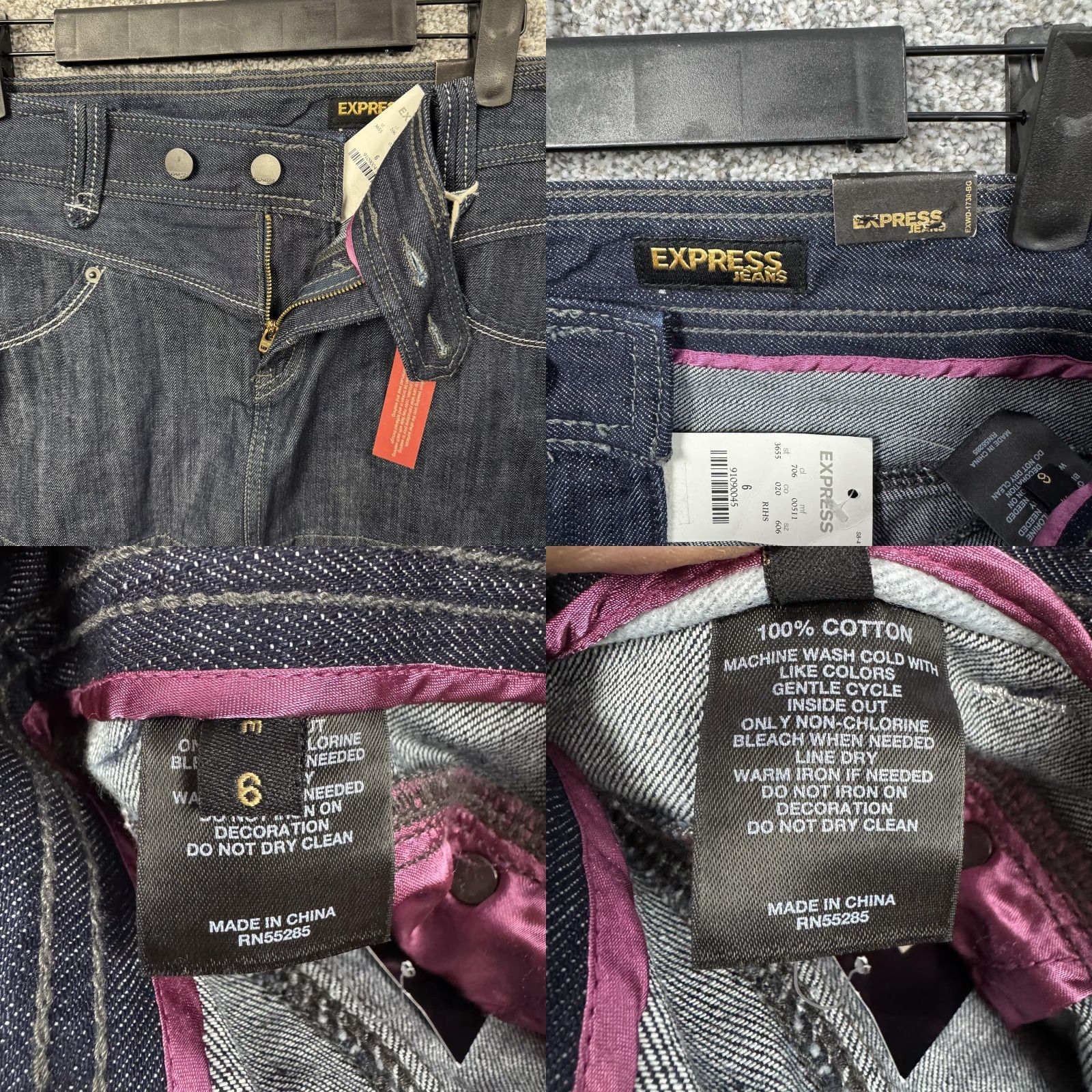 Express Y2K Express Jeans Mini Skirt Size 6 Womens Denim Short Blue Pockets Zip 6 Express Jeans Vintage No Menus? Size 28" / US 6 / IT 42 - 8 Thumbnail