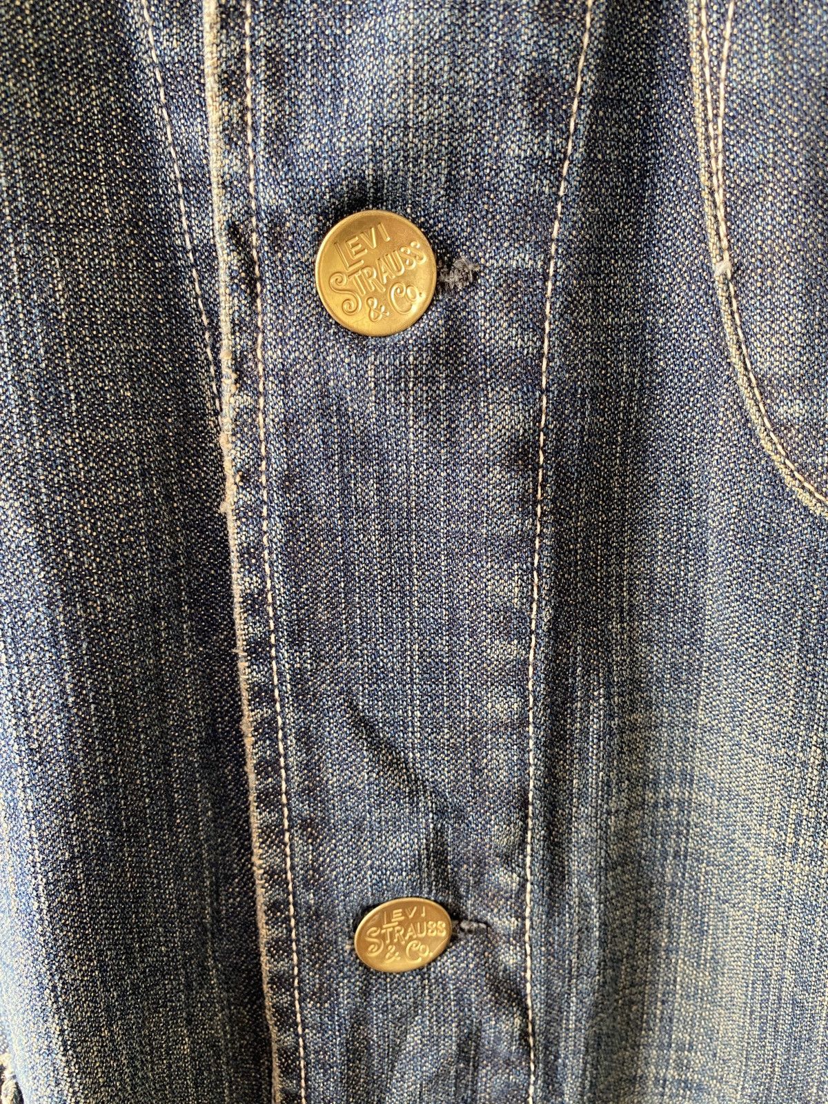 Levi's × Levi's Vintage Clothing × Vintage 2000s - Levi’s Redloop Workwear Design Denim Jacket Size US L / EU 52-54 / 3 - 9 Thumbnail