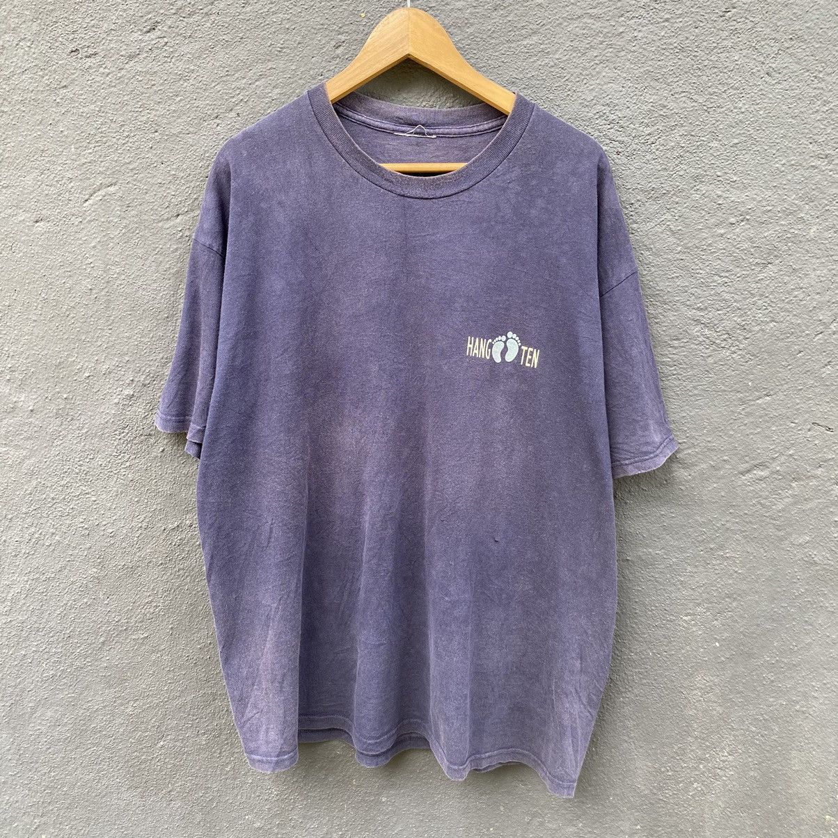 Hang Ten Thrashed Faded Vintage 90s Hang Ten Surfboard ERD GRUNGE TEE Size US XL / EU 56 / 4 - 2 Thumbnail