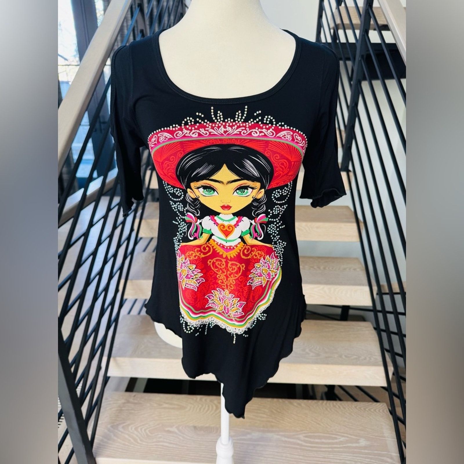 Other New Iay Guey Black Graphic Women's Top size S Size S / US 4 / IT 40 - 1 Thumbnail