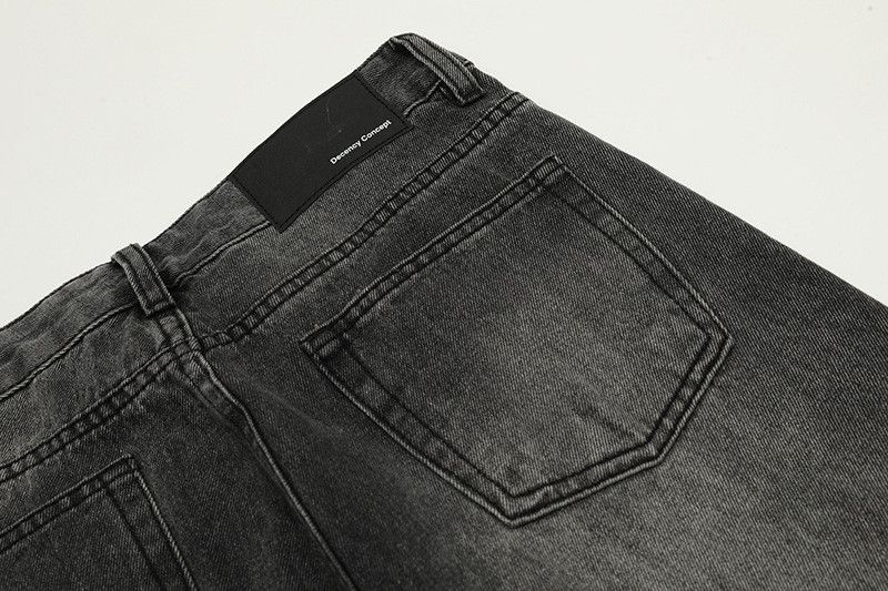 Vintage American wide-leg washed distressed straight-leg loose jeans Size US 32 / EU 48 - 5 Thumbnail