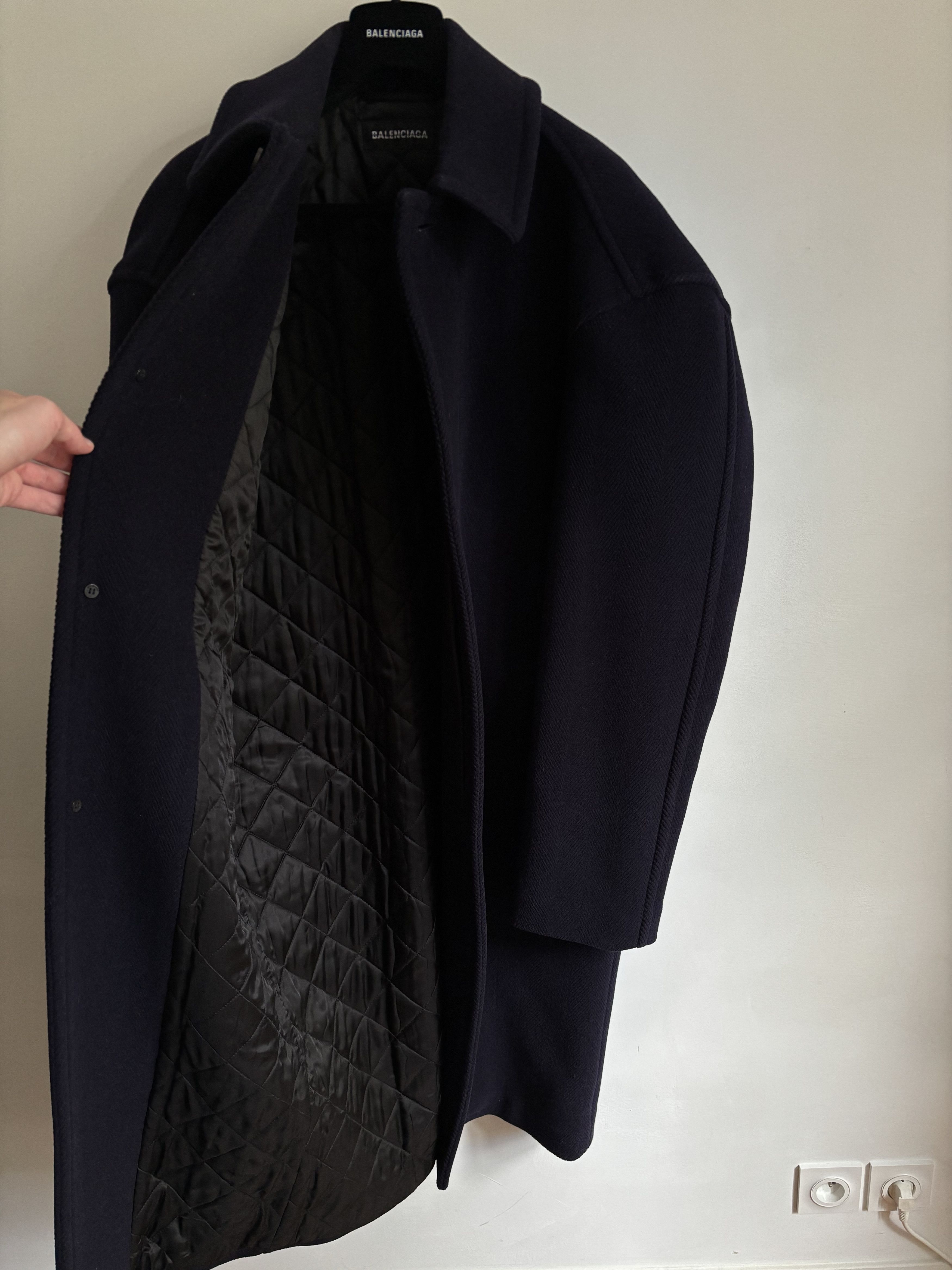 Balenciaga Balenciaga steroid wool coat Size US S / EU 44-46 / 1 - 7 Thumbnail