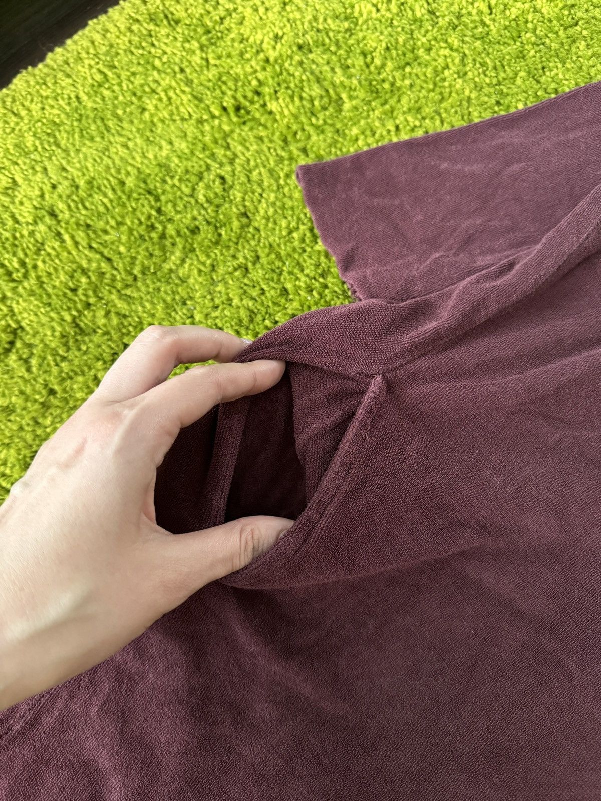 Designer × hannes roether Hannes Roether avant garde velour longsleeve blouse Size M / US 6-8 / IT 42-44 - 4 Thumbnail