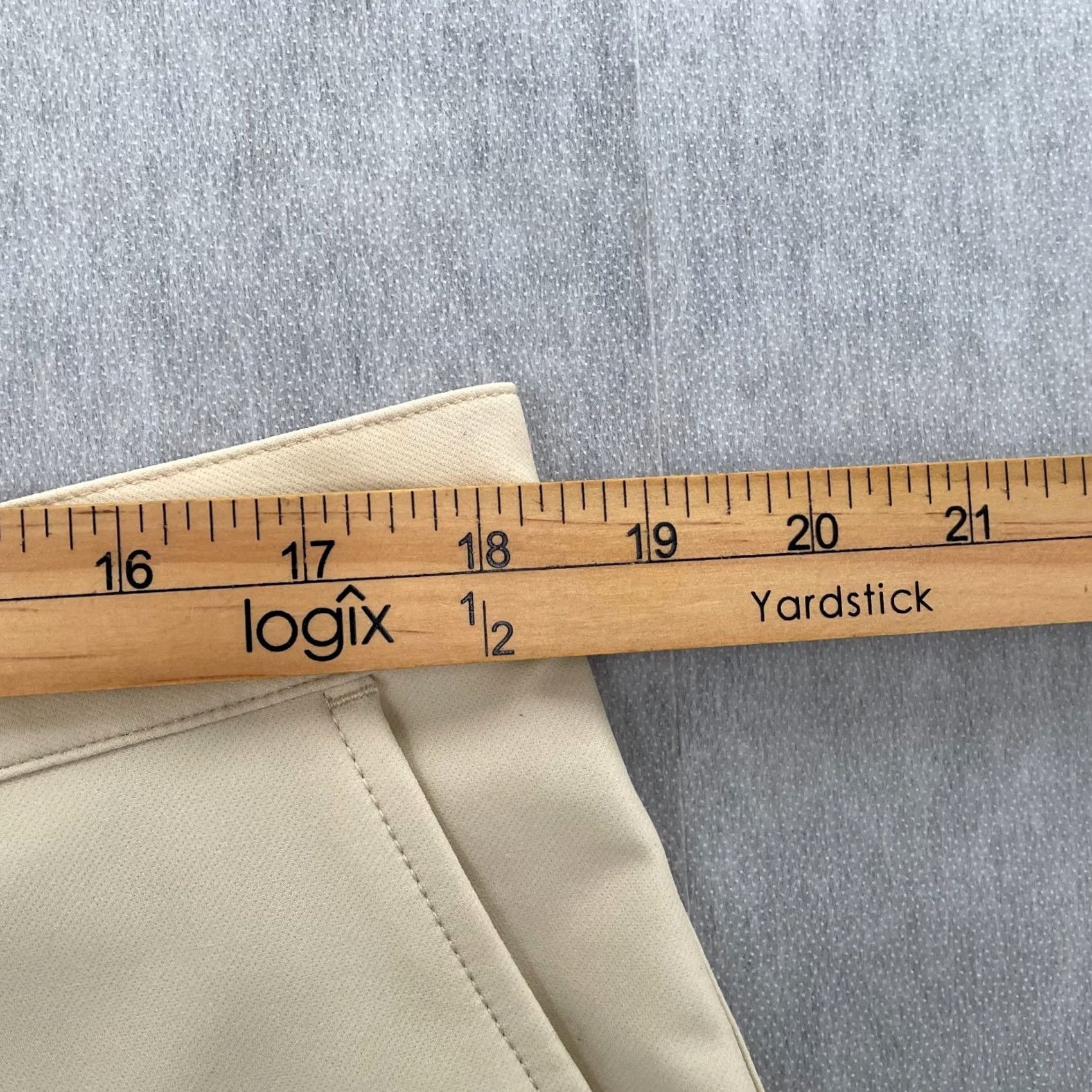 Vintage State & Liberty Shorts Adult 40 Beige Performance Chino Short 4-Way Stretch Mens Size US 40 / EU 56 - 5 Thumbnail