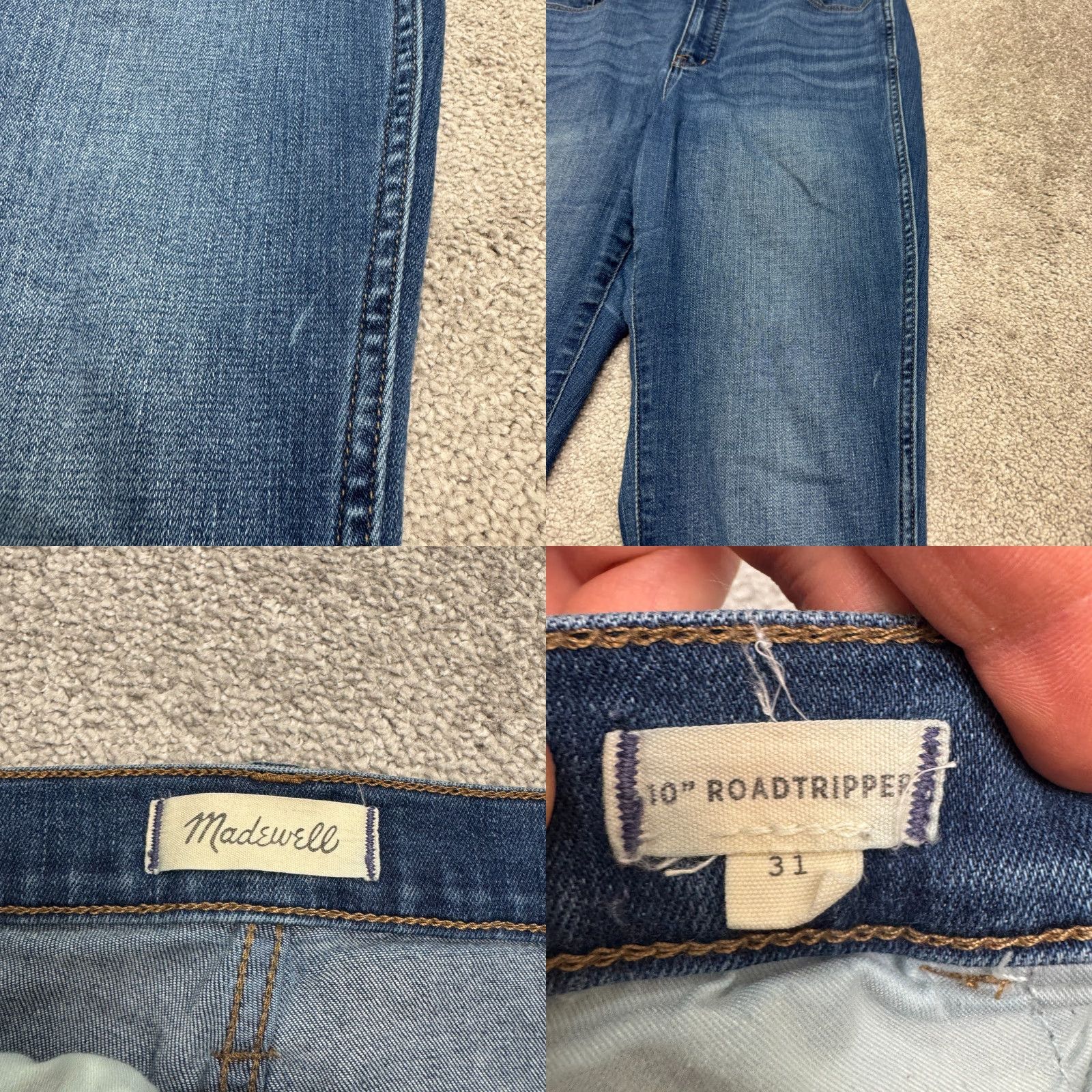 Madewell Madewell Jeans Womens Skinny Denim 31 High Rise Dark Wash Stretch City Grunge Outdoor Streetwear Preppy Mens Womens Boys Girls Size 24" / US 00 / IT 34 - 8 Thumbnail