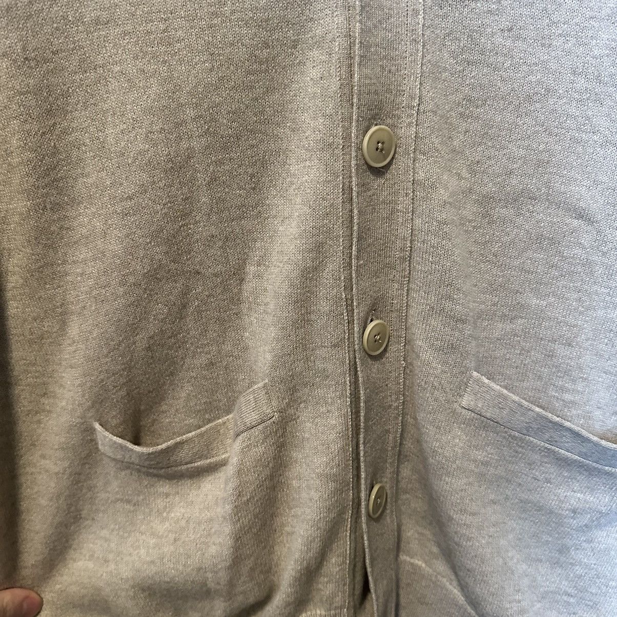 Acne Studios ACNE STUDIOS Wool Cardigan Beige Thin Knit Size US S / EU 44-46 / 1 - 2 Thumbnail