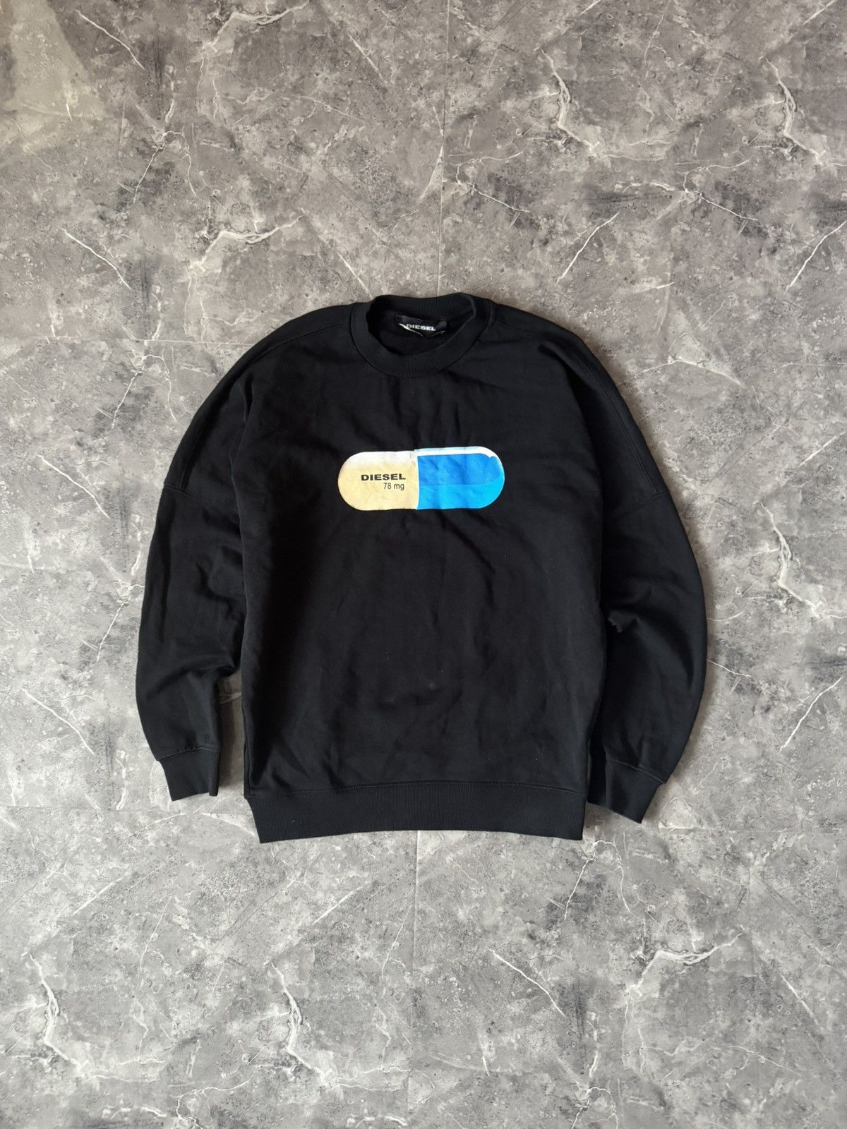 Diesel Diesel pill sweatshirt Black Size US S / EU 44-46 / 1 - 1 Thumbnail
