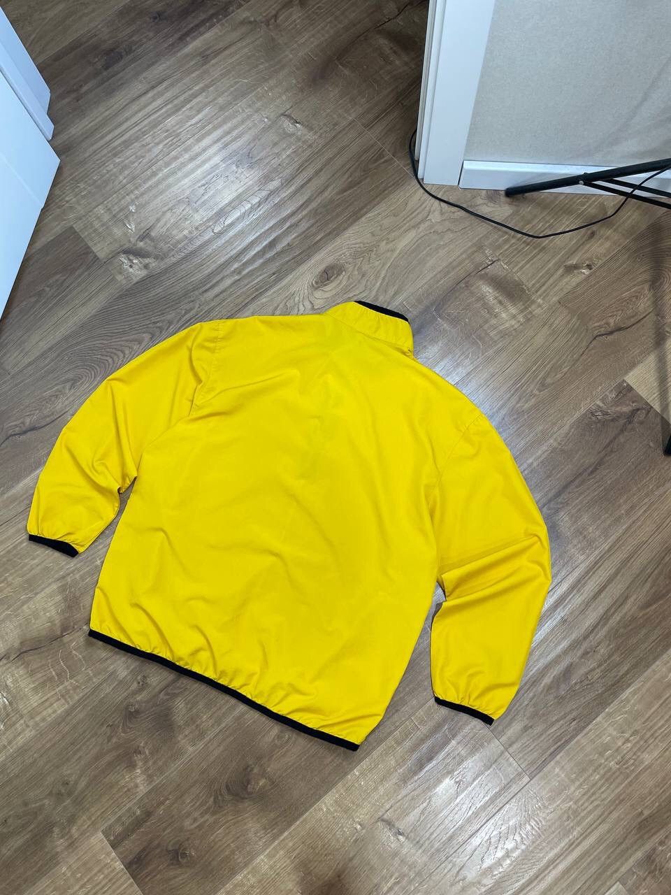 Nike × Vintage Vintage Nike Y2K Style Hot Yellow Logo Anorak Bomber Jacket Size US L / EU 52-54 / 3 - 22 Thumbnail