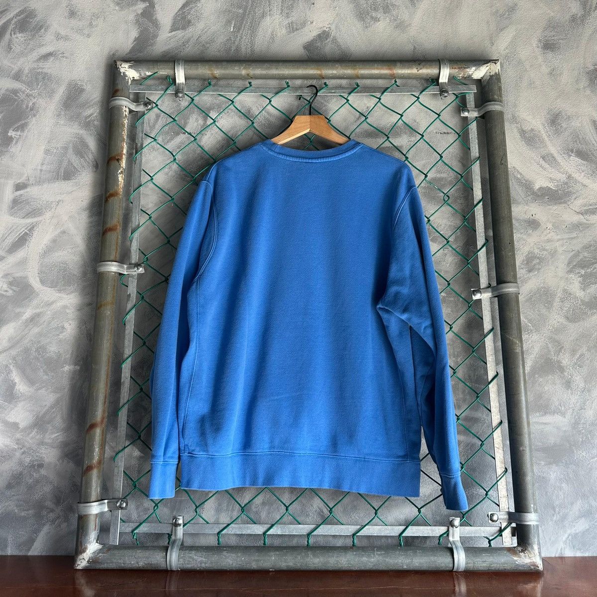 Nike Nike Crewneck Sweatshirt L Blue Fleece Pullover Swoosh Logo Size US L / EU 52-54 / 3 - 5 Thumbnail
