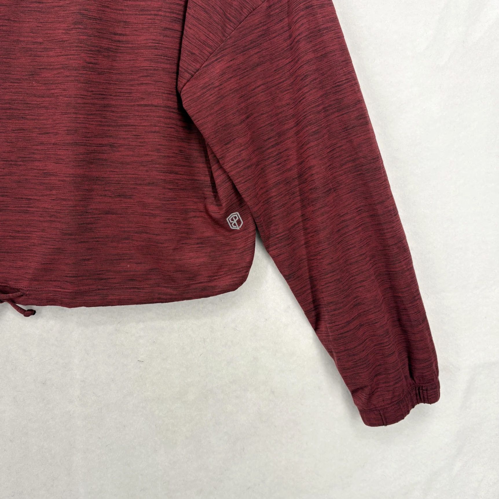 Primitive Born Primitive Hoodie Womens XL Red Lightweight Cropped Pullover Sweatshirt Gym Size XL / US 12-14 / IT 48-50 - 3 Thumbnail