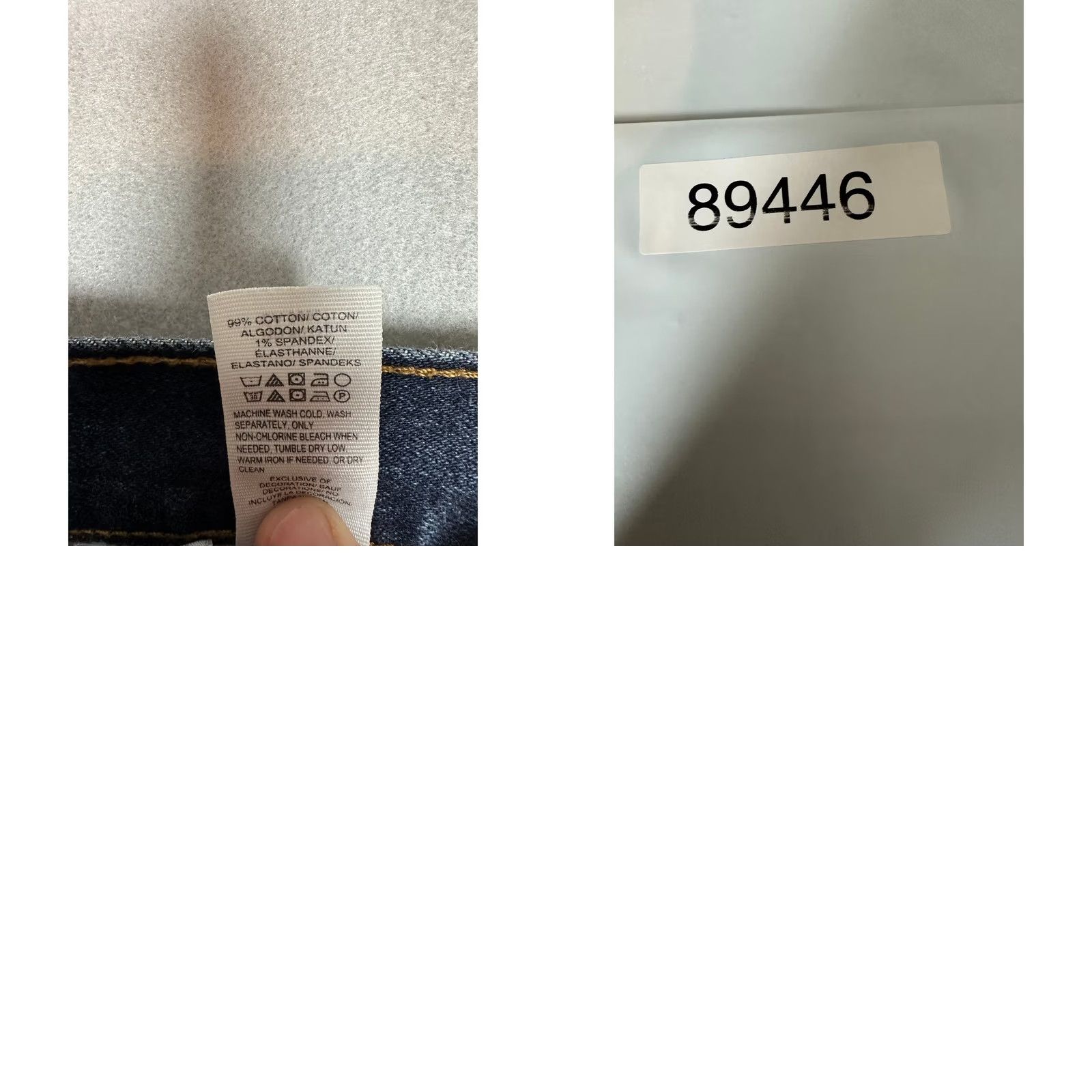Lucky Brand Lucky Brand 121 Heritage Slim Jeans 36x32 Denim Blue Slim Stretch Mid Rise Mens Straight 5-Pocket Leather Patch Jeans Mens Size US 36 / EU 52 - 8 Thumbnail
