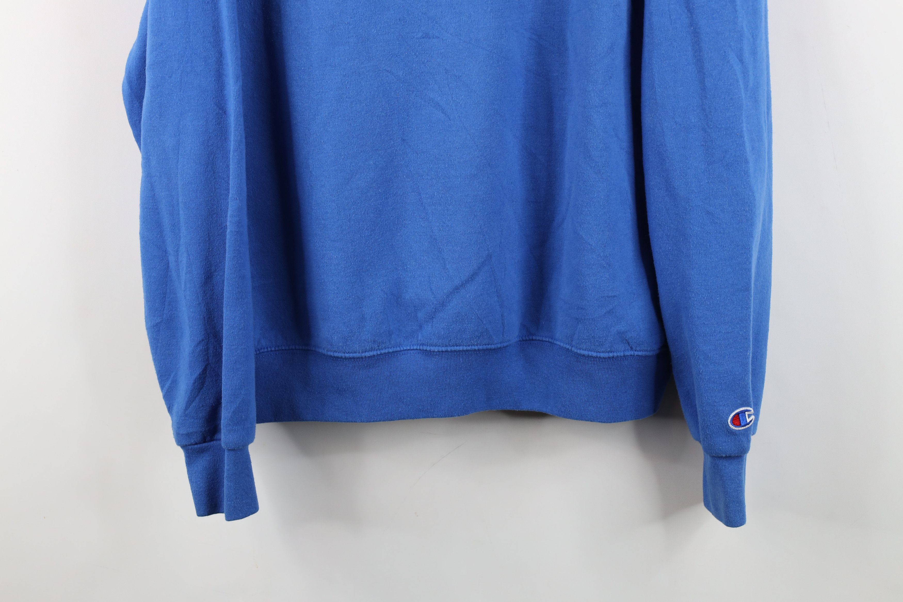 Champion Vintage Champion Classic Logo Crewneck Sweatshirt Blue Size US L / EU 52-54 / 3 - 3 Thumbnail