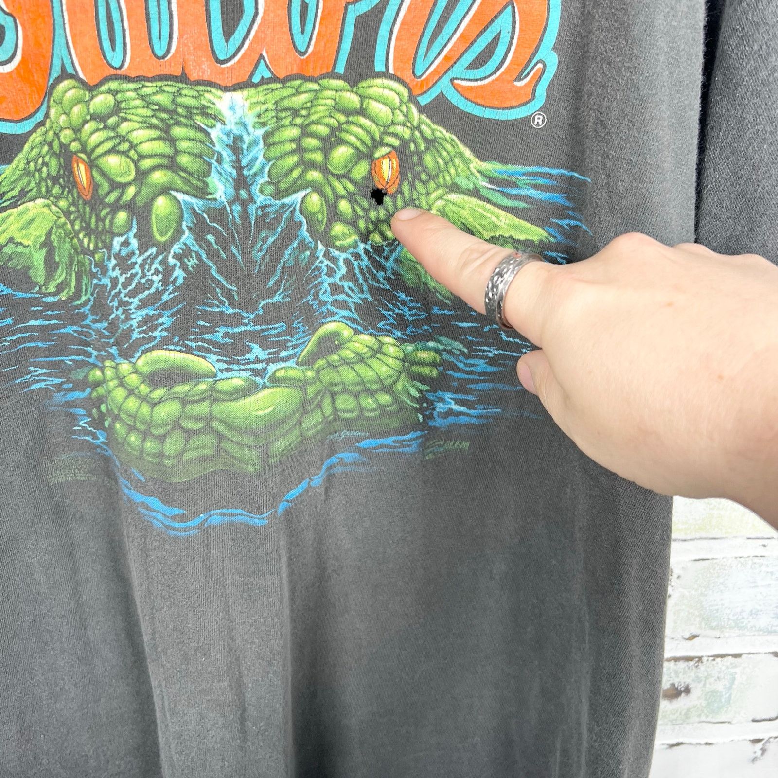 Salem Sportswear Rare Salem Sportswear Florida Gators Fader Single Shirt Larg Size US L / EU 52-54 / 3 - 6 Thumbnail