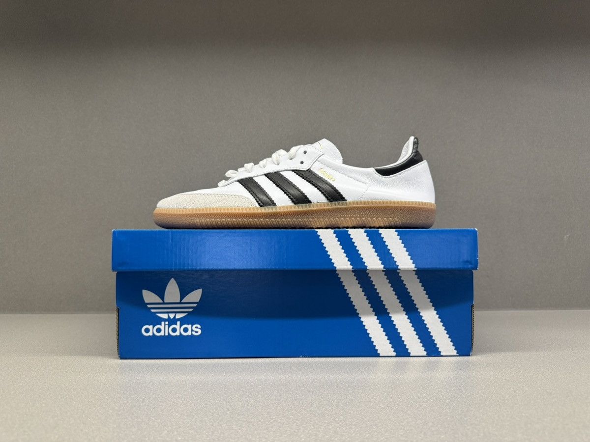 Adidas Adidas Samba Devon White Black Gum Size US 10.5 / EU 43-44 - 2 Thumbnail