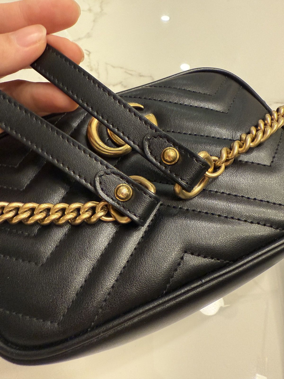 Gucci Mini Marmont Camera Bag Size ONE SIZE - 8 Thumbnail