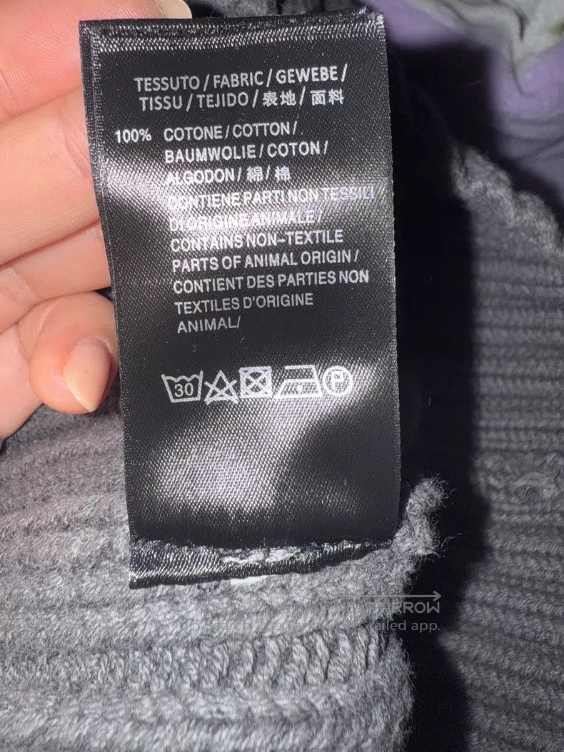 Balenciaga Balenciaga Black and gray striped hoodie Size US S / EU 44-46 / 1 - 4 Thumbnail