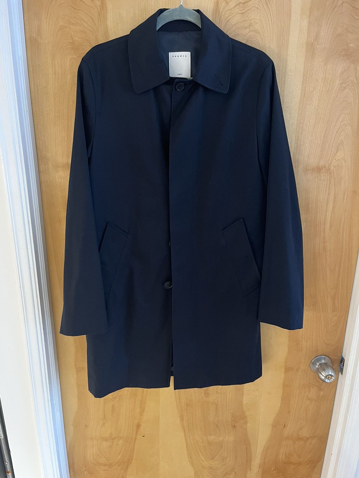Navy Overcoat (NWT)