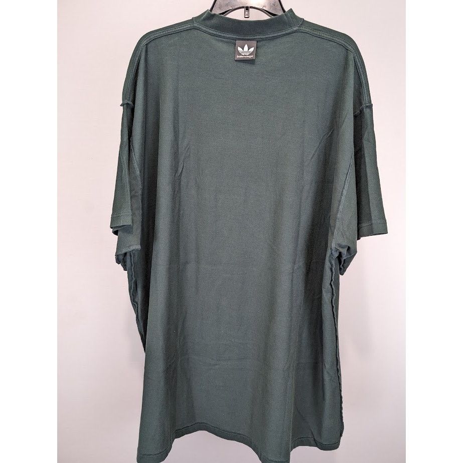 Adidas × Balenciaga Adidas x Balenciaga Oversize T-Shirt in Dark Green Sz.4 Size US XL / EU 56 / 4 - 9 Thumbnail