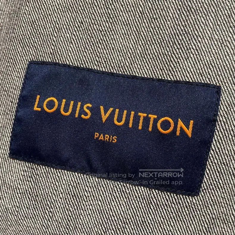 Louis Vuitton LV Black Gray Denim Jacket. Size US L / EU 52-54 / 3 - 6 Thumbnail