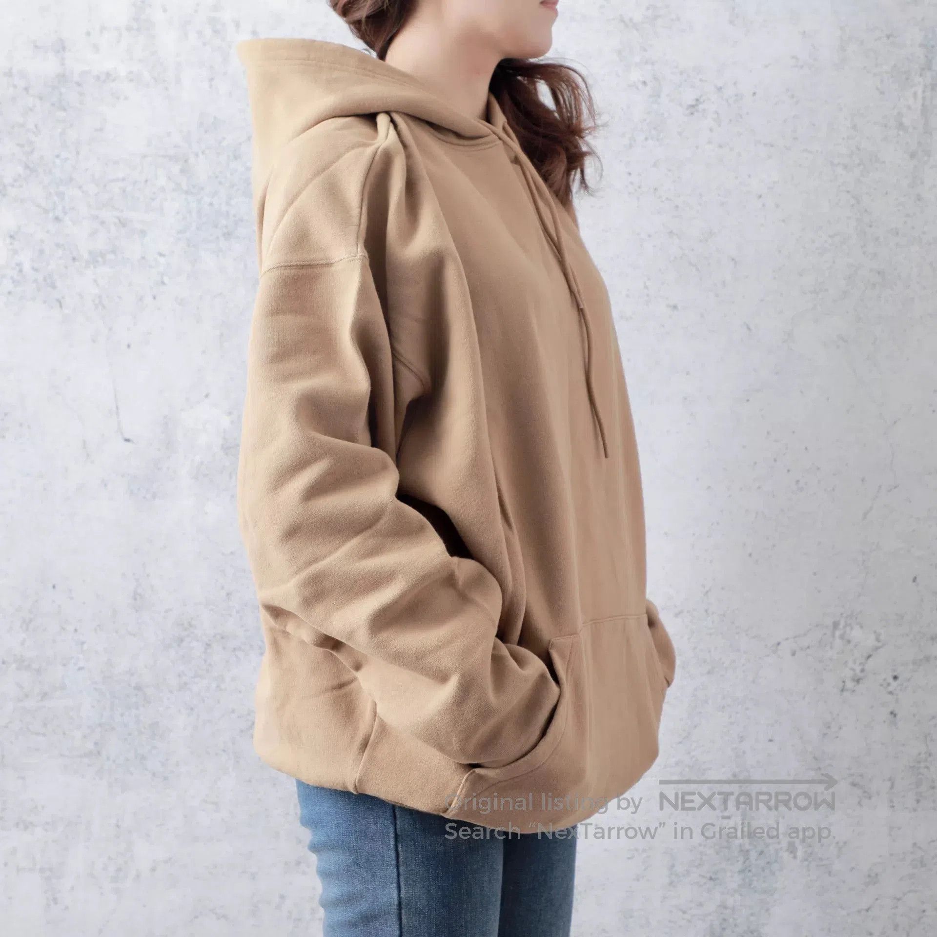 Balenciaga BALENCIAGA Khaki Hooded Fleece Sweatshirt M. Size M / US 6-8 / IT 42-44 - 3 Thumbnail
