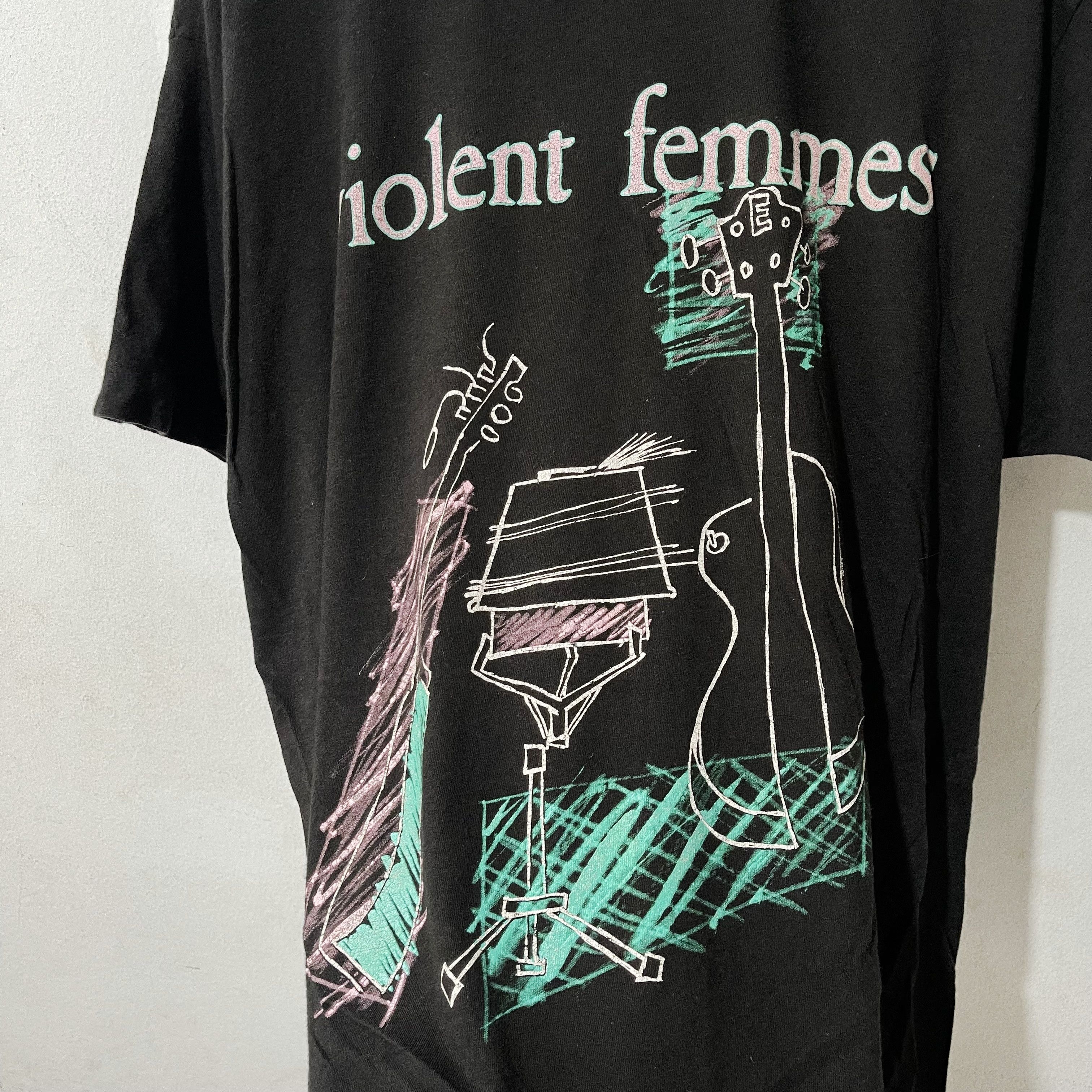 Band Tees × Vintage Vintage 80s Violent Femmes Shirt Size US L / EU 52-54 / 3 - 2 Thumbnail