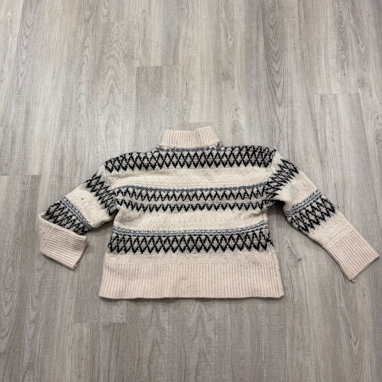 Rag & Bone Rag & Bone Fair Isle Turtleneck Wool Sweater Women's Medium Size M / US 6-8 / IT 42-44 - 7 Thumbnail