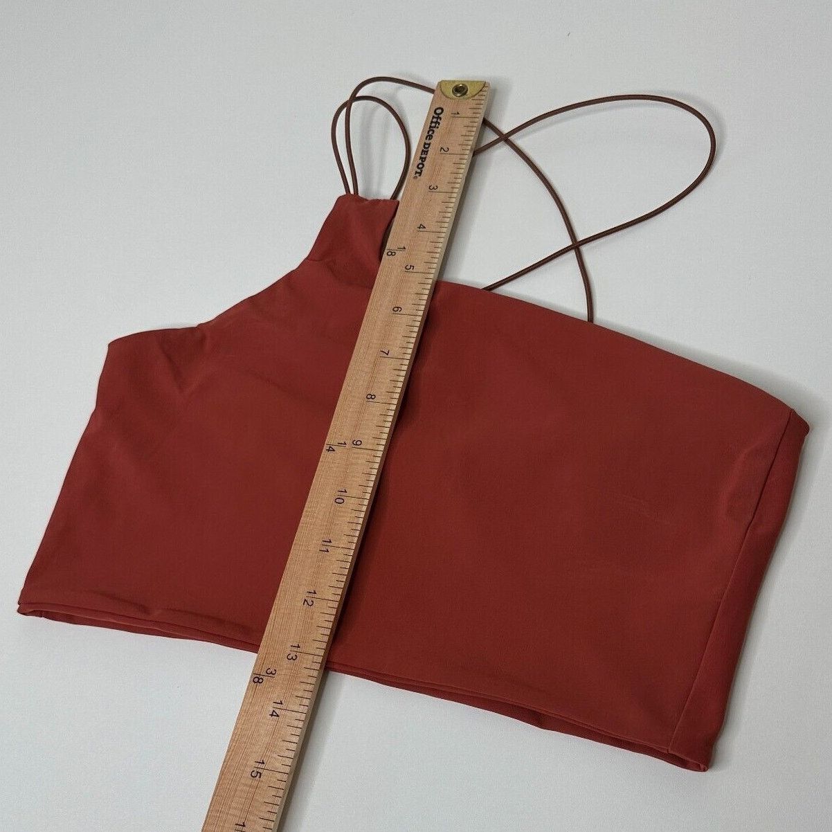Other Alix NYC Rust Avon Asymmetrical Neckline One-Shoulder Crop S Size S / US 4 / IT 40 - 9 Thumbnail