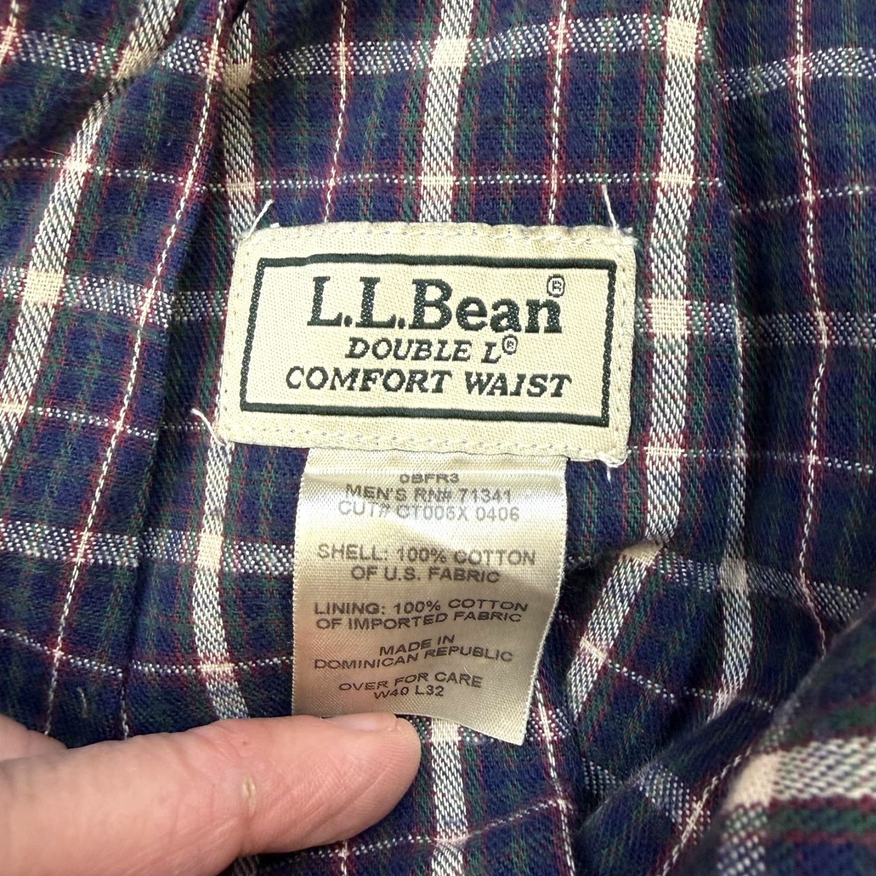 Vintage **L.L.Bean Mens Comfort Waist Pants 40x32 Brown Chino** User: L.L.Bean Mens Comfort Waist Pants 40x32 Brown Chino Size US 40 / EU 56 - 7 Thumbnail