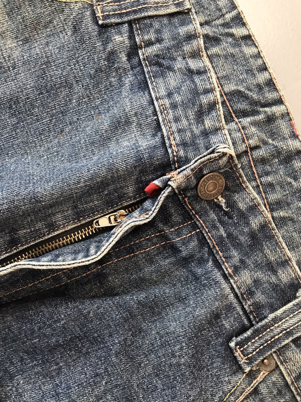 Levi's × Vintage Vintage Levi’s baggy fit engineer denim Size US 41 - 4 Thumbnail