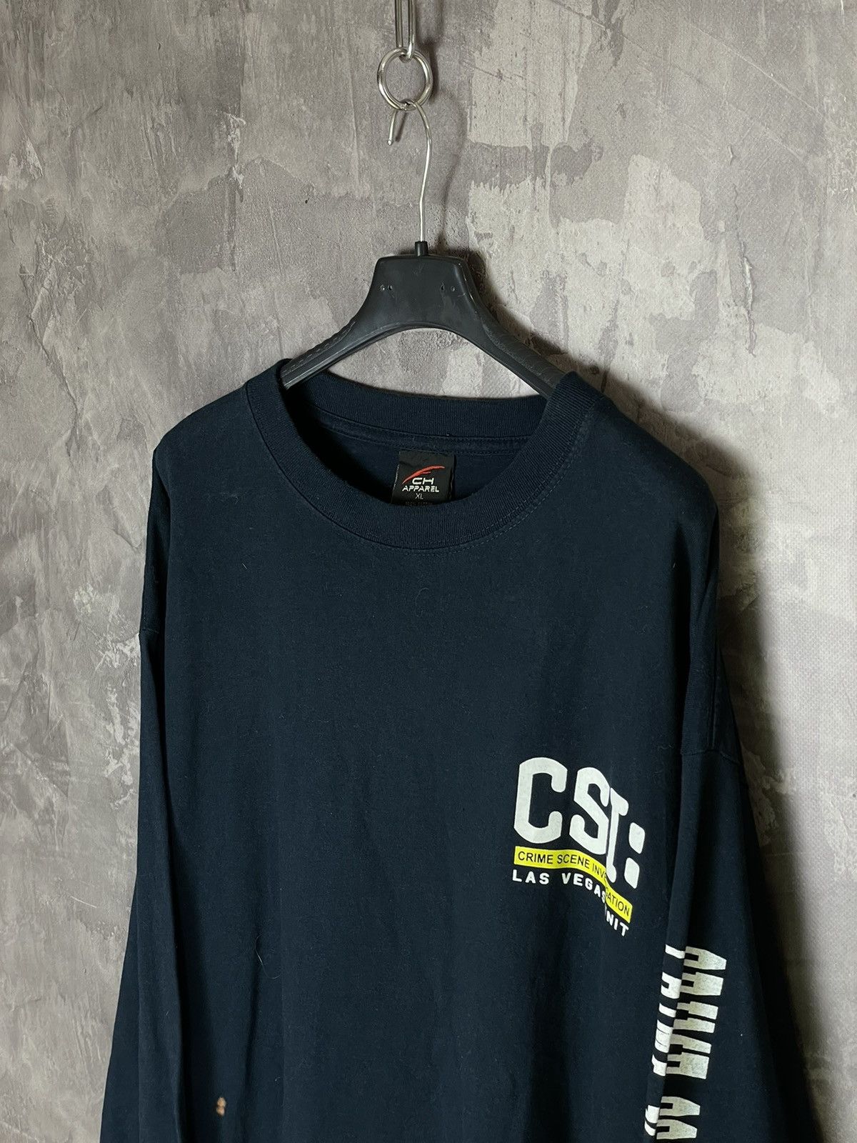 Vintage Vintage Y2K CSI Las Vegas TV Promo Long sleeve T Shirt Size US XL / EU 56 / 4 - 15 Thumbnail