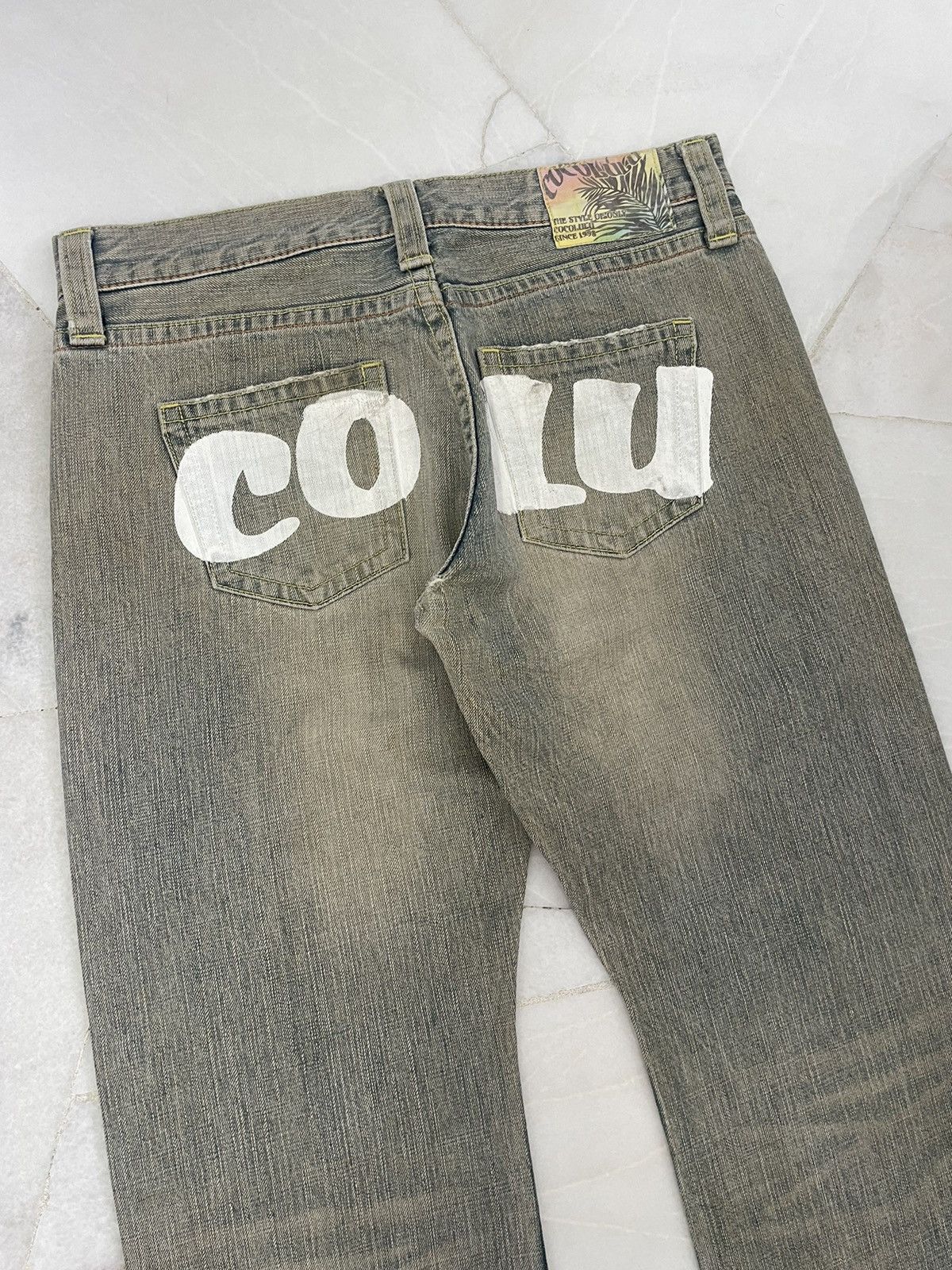 Japanese Brand Vintage Co&Lu Daicock Rusty Mudmax Washed Style Jeans Size US 32 / EU 48 - 3 Thumbnail