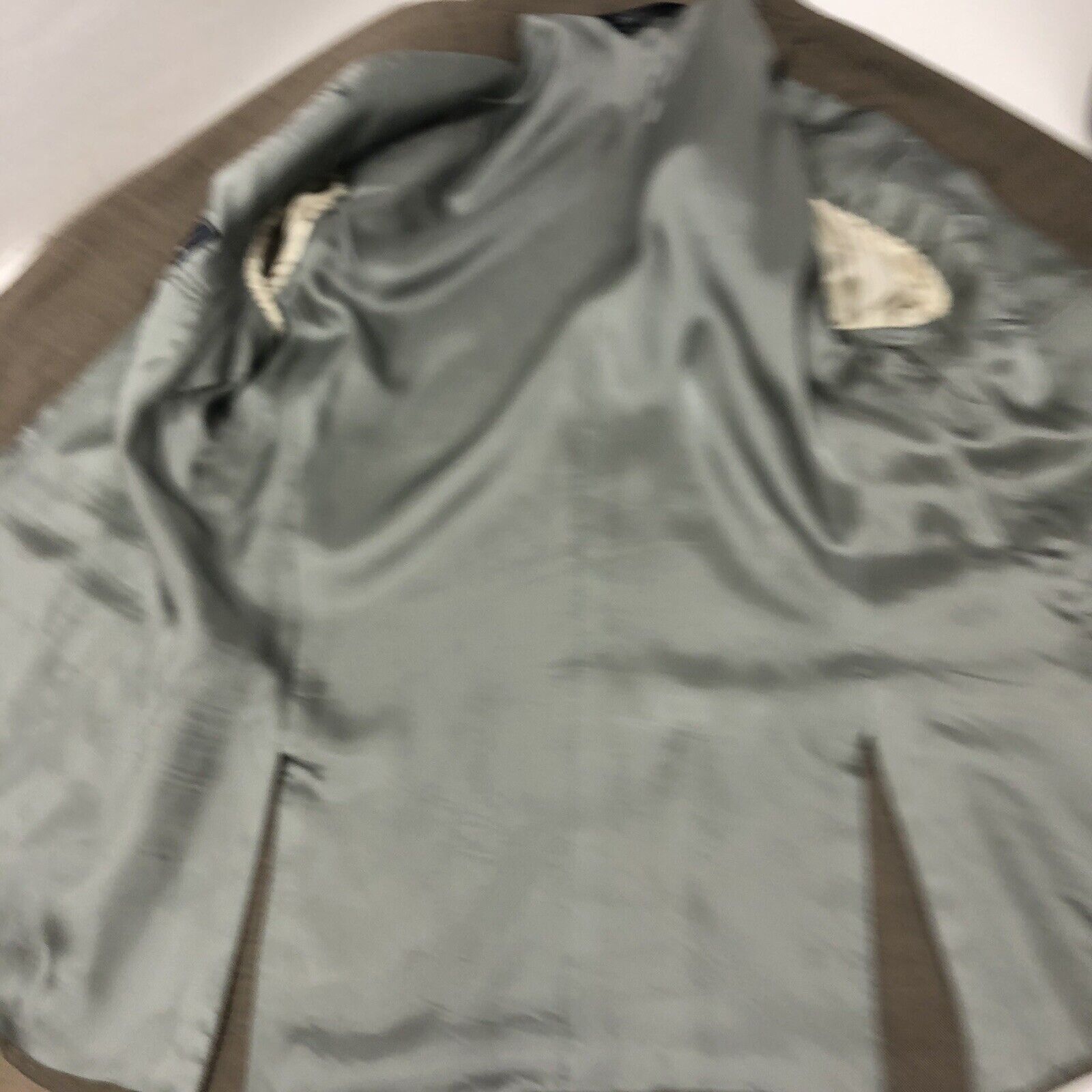 Polo Ralph Lauren Vtg POLO Ralph Lauren Beige Gray Sport Coat 3 Btn Jacket Size 44R - 4 Thumbnail