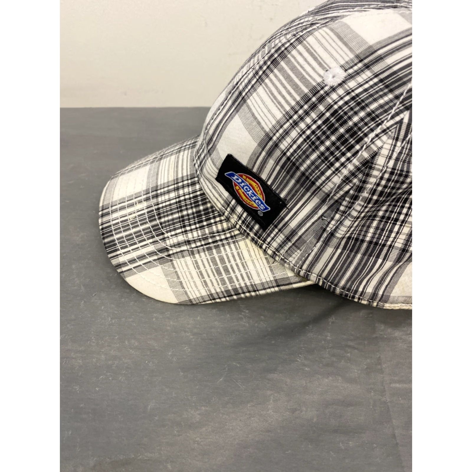 Dickies Dickies Baseball Cap Mens Multicolor Plaid One Size Curved Brim Logo Adjustable Cotton Canvas Cap Mens Size ONE SIZE - 6 Thumbnail