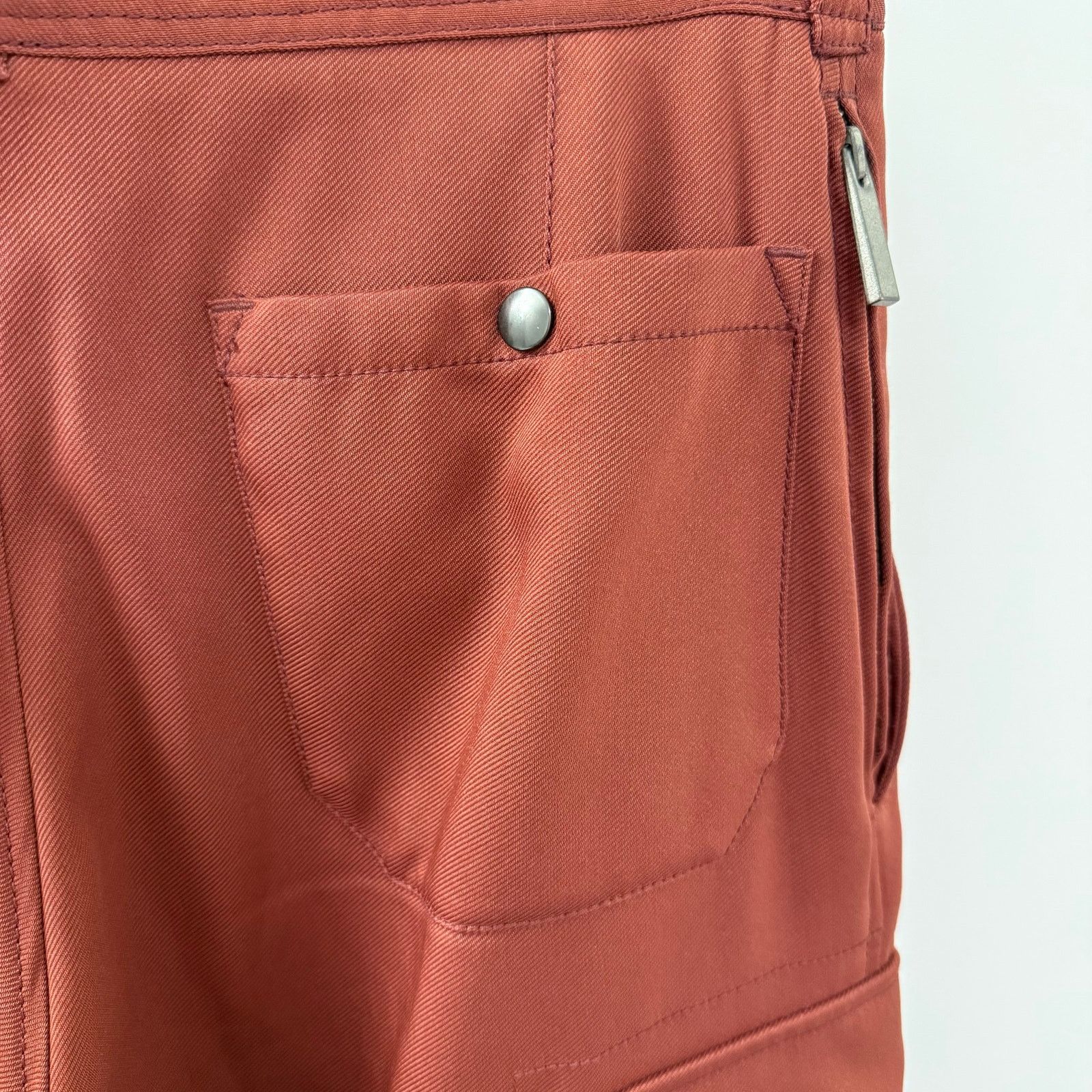 Bluemarble Rare Luxury Bluemarble Paris Brick Red Utility Cargo Pants Size US 32 / EU 48 - 10 Thumbnail