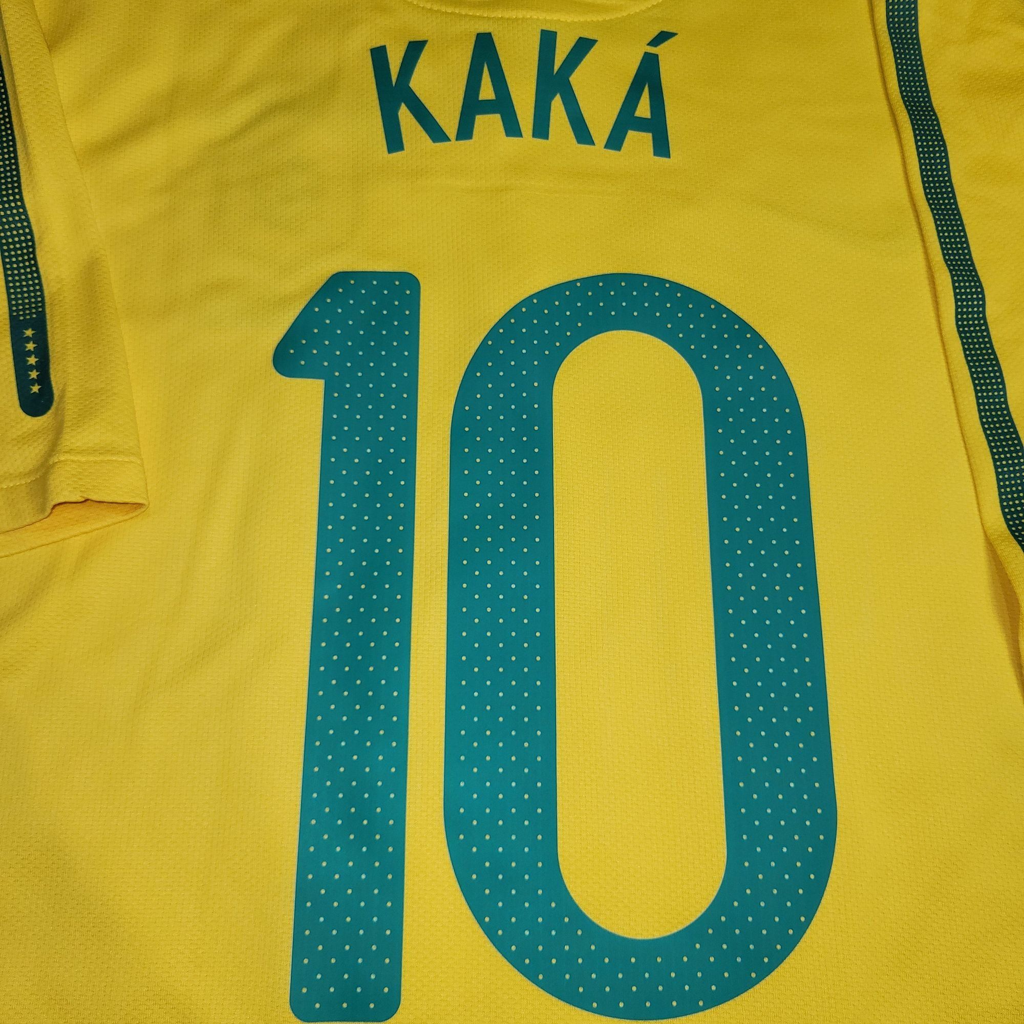 Nike Kaka Brazil WORLD CUP 2010 Soccer Jersey Shirt BNWT L Size US L / EU 52-54 / 3 - 3 Thumbnail