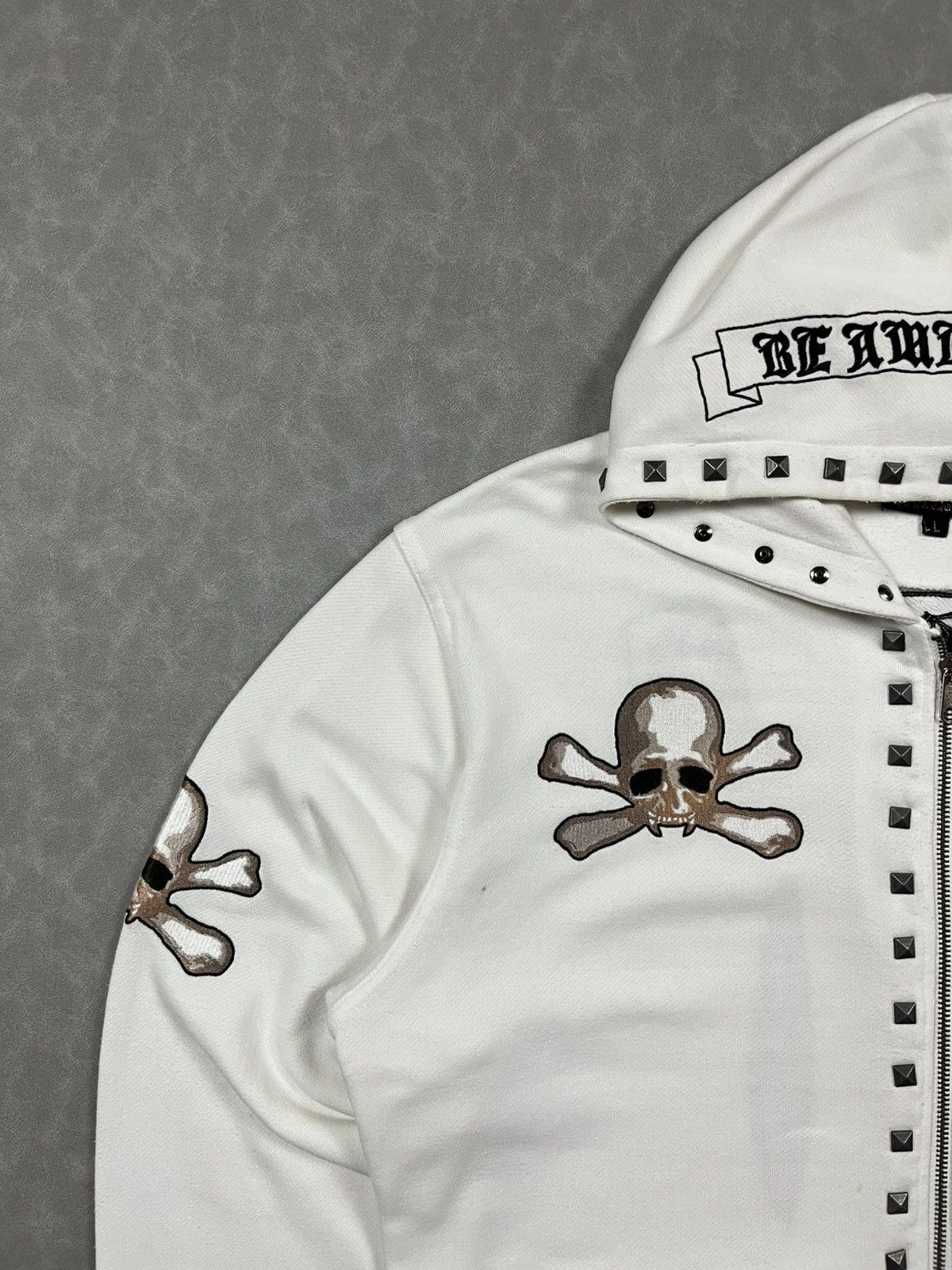 Japanese Brand Beambition skull zip hoodie Size US L / EU 52-54 / 3 - 5 Thumbnail