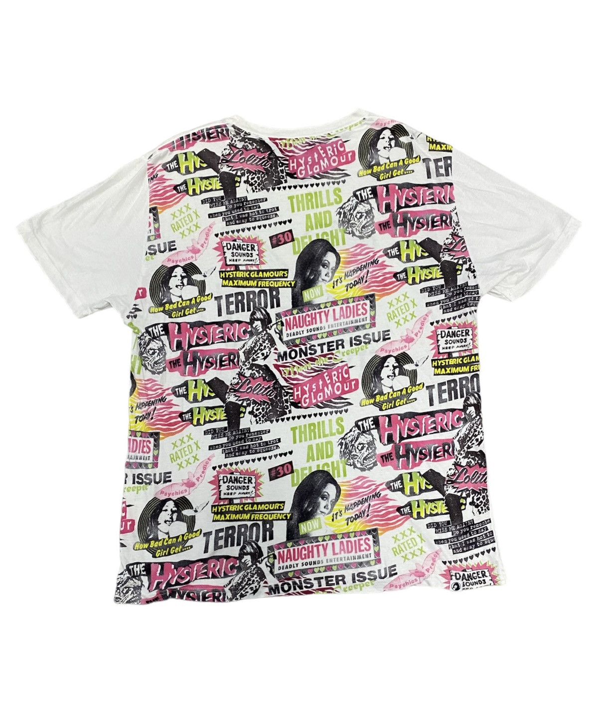 Hysteric Glamour HG 84 back all over print tee Size US L / EU 52-54 / 3 - 1 Thumbnail