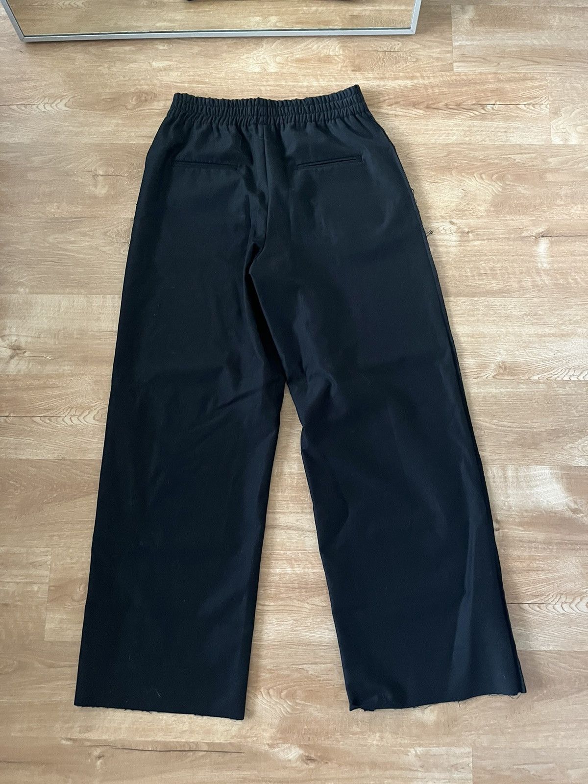Hyein Seo Hyein Seo Wide Leg Black Japanese Pants Size US 31 - 2 Thumbnail