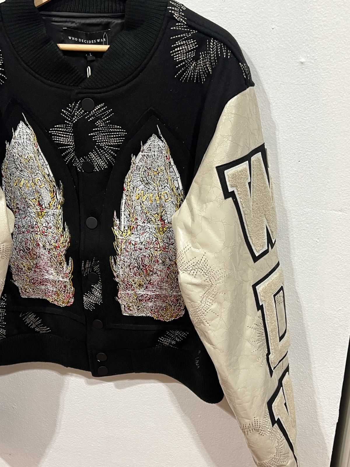 Who Decides War Who Decides War Namesnake Varsity Jacket Size US L / EU 52-54 / 3 - 3 Thumbnail