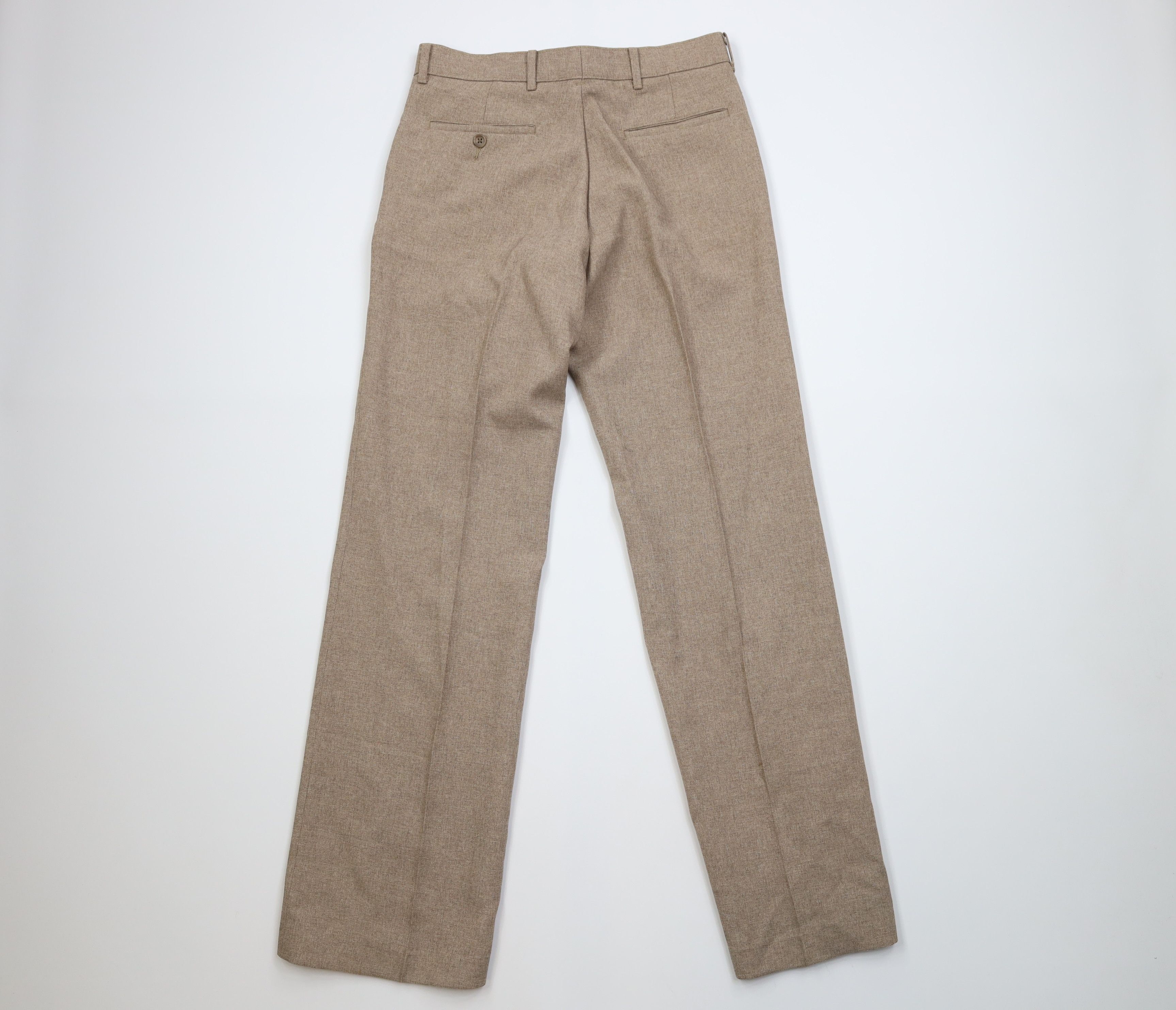 Levi's Vintage 70s Levis Wide Leg Chino Pants Heather Brown USA Size US 30 / EU 46 - 10 Thumbnail