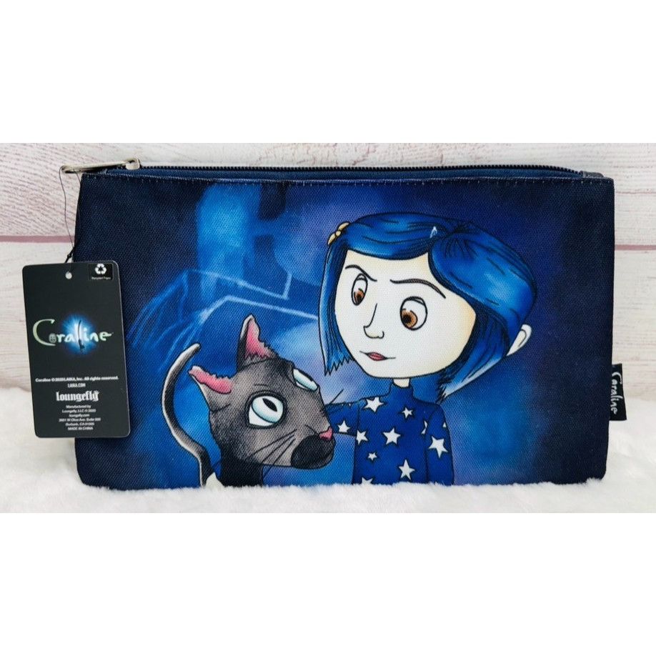 Disney Loungefly Coraline Stars Makeup Cosmetic Pencil Bag NWT Size ONE SIZE - 1 Thumbnail